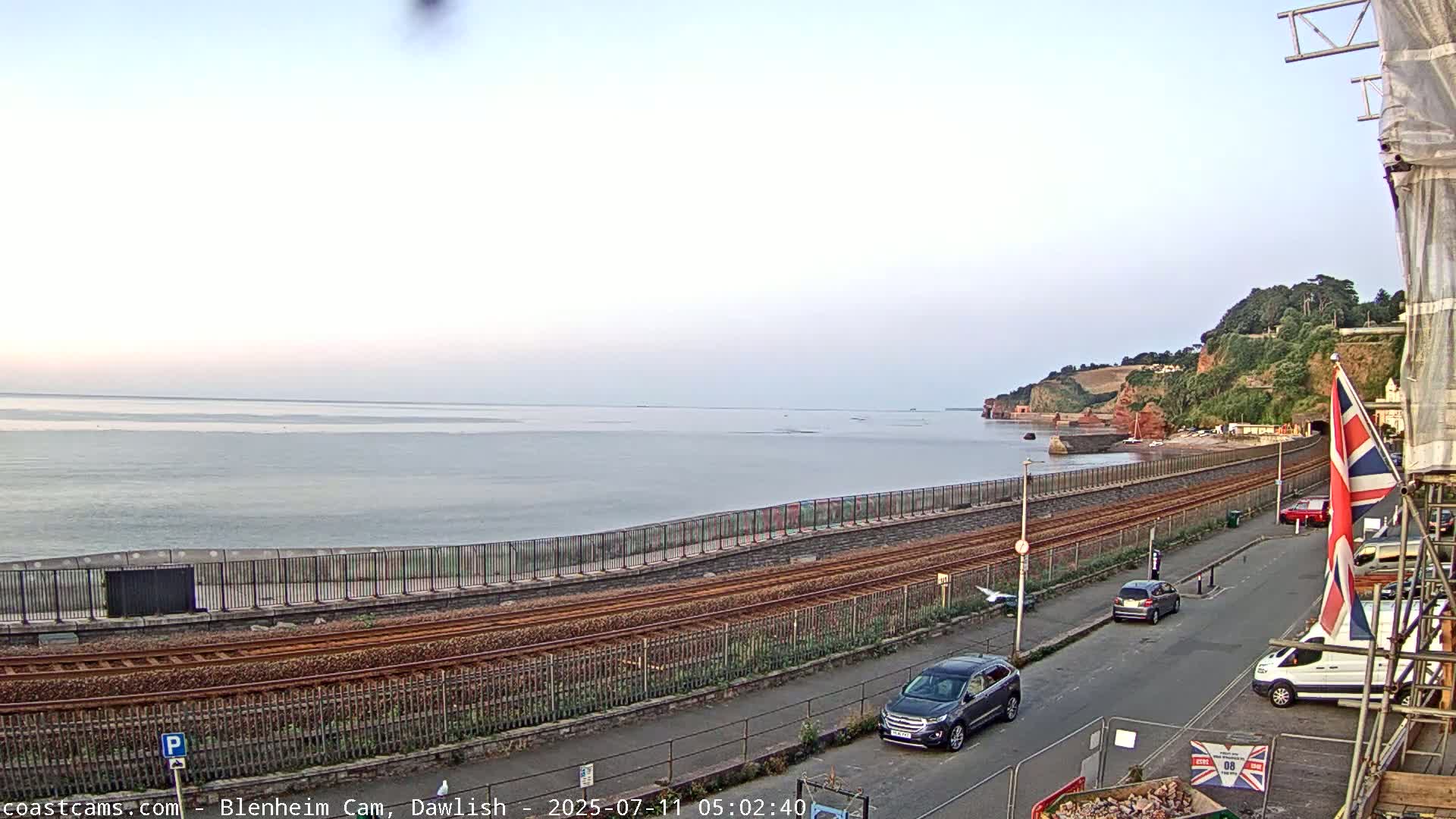 Dawlish South Coast  /Railway & Marine Parade Live Cam  - Teignbridge, Devon, South West, England, United Kingdom