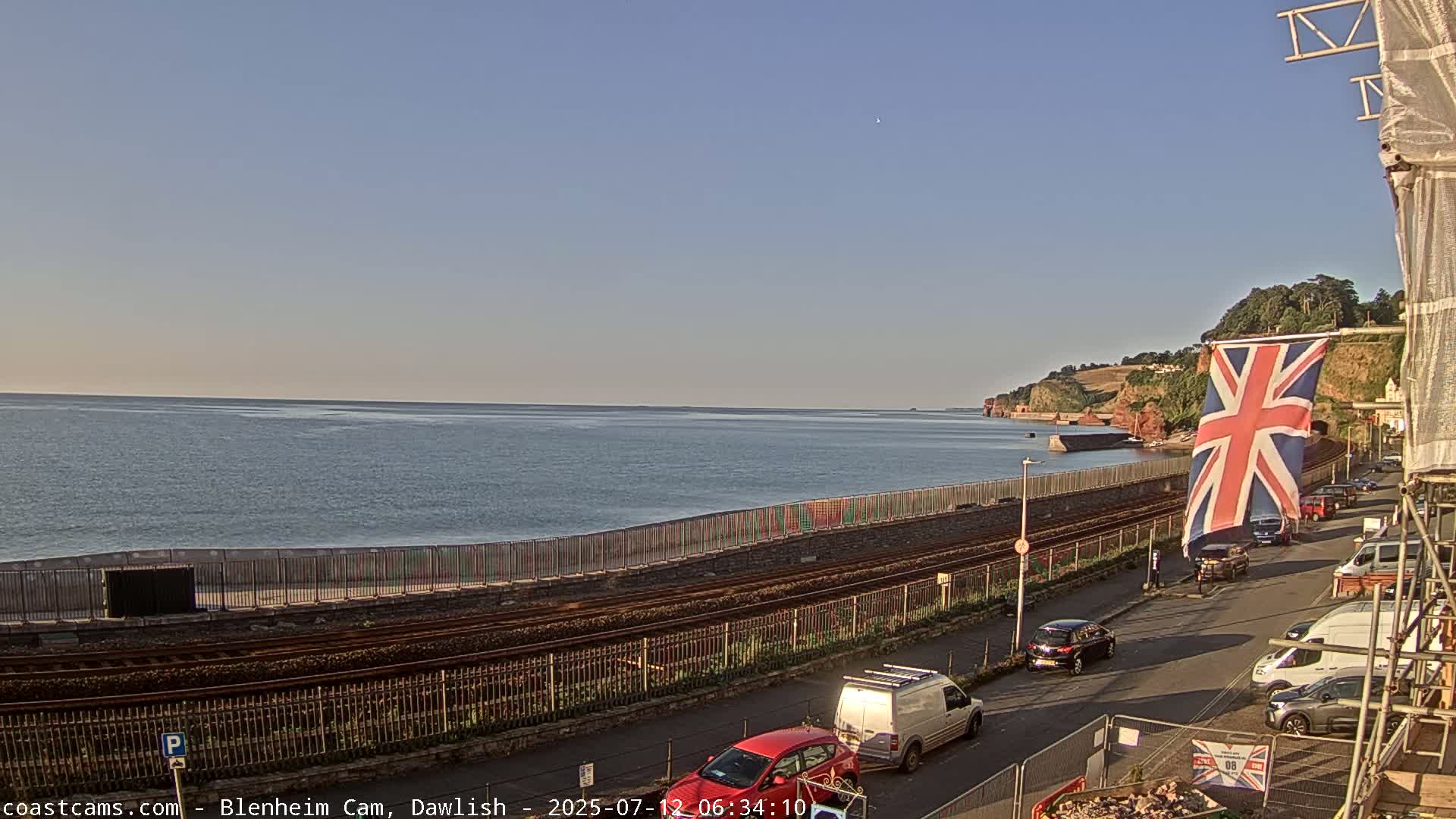 Dawlish South Coast  /Railway & Marine Parade Live Cam  - Teignbridge, Devon, South West, England, United Kingdom