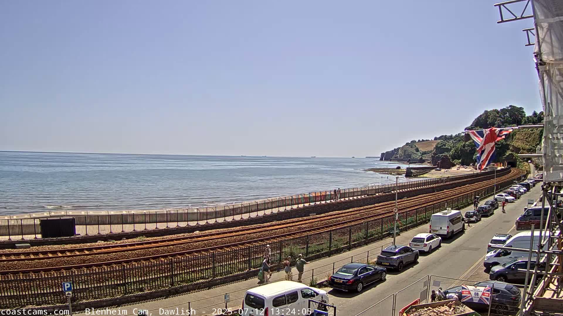 Dawlish South Coast  /Railway & Marine Parade Live Cam  - Teignbridge, Devon, South West, England, United Kingdom