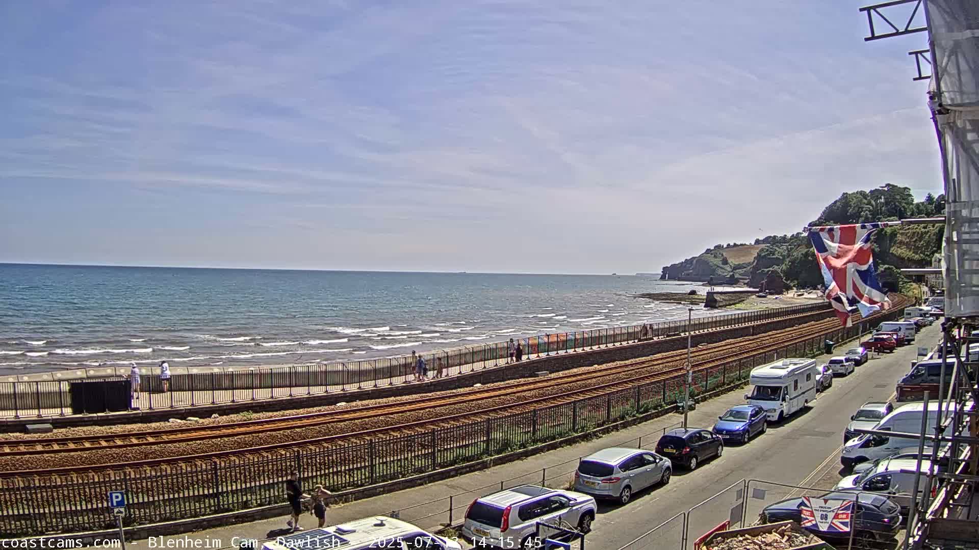 Dawlish South Coast  /Railway & Marine Parade Live Cam  - Teignbridge, Devon, South West, England, United Kingdom