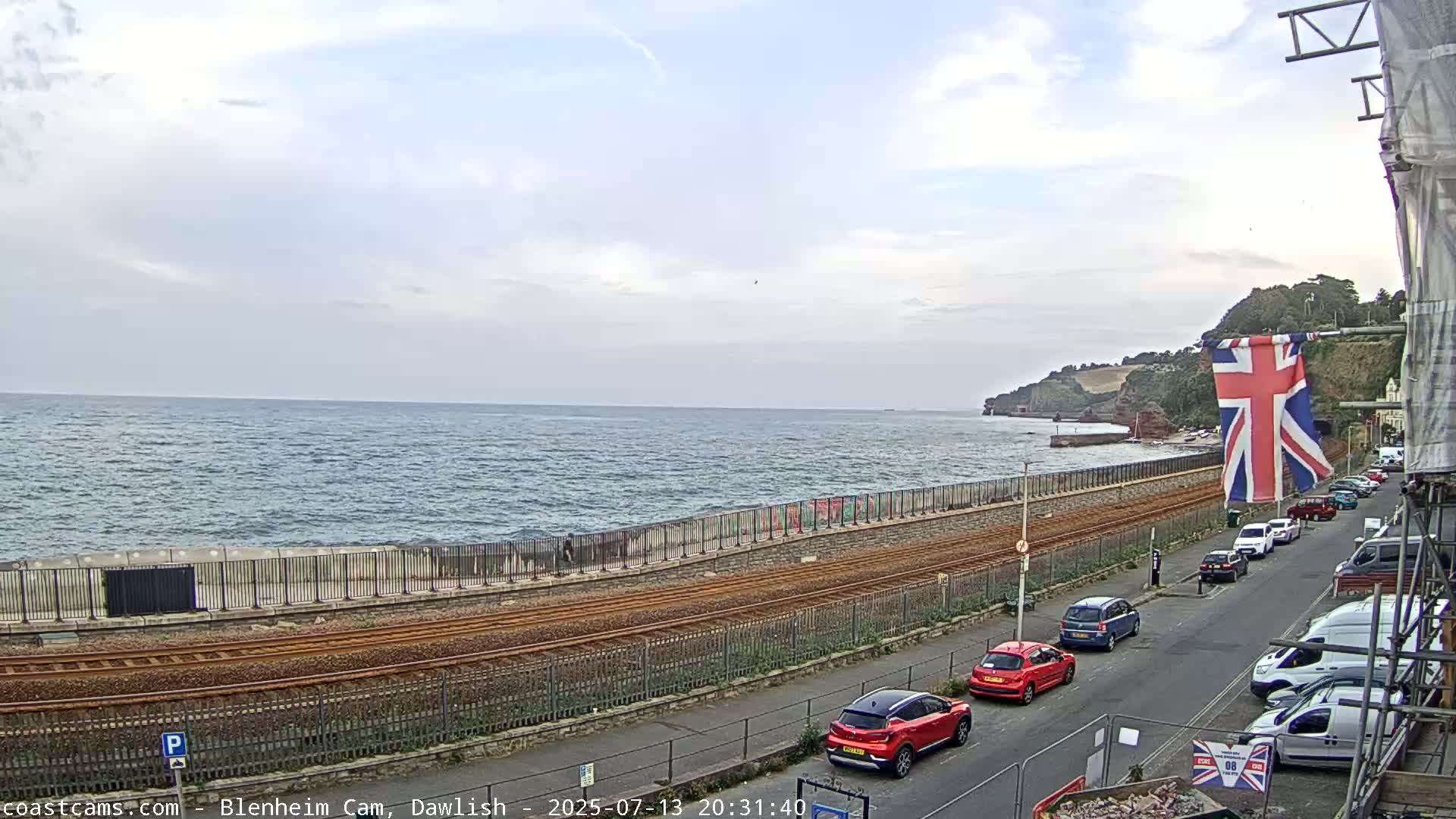 Dawlish South Coast  /Railway & Marine Parade Live Cam  - Teignbridge, Devon, South West, England, United Kingdom