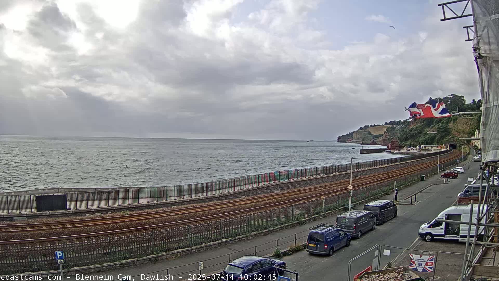 Dawlish South Coast  /Railway & Marine Parade Live Cam  - Teignbridge, Devon, South West, England, United Kingdom
