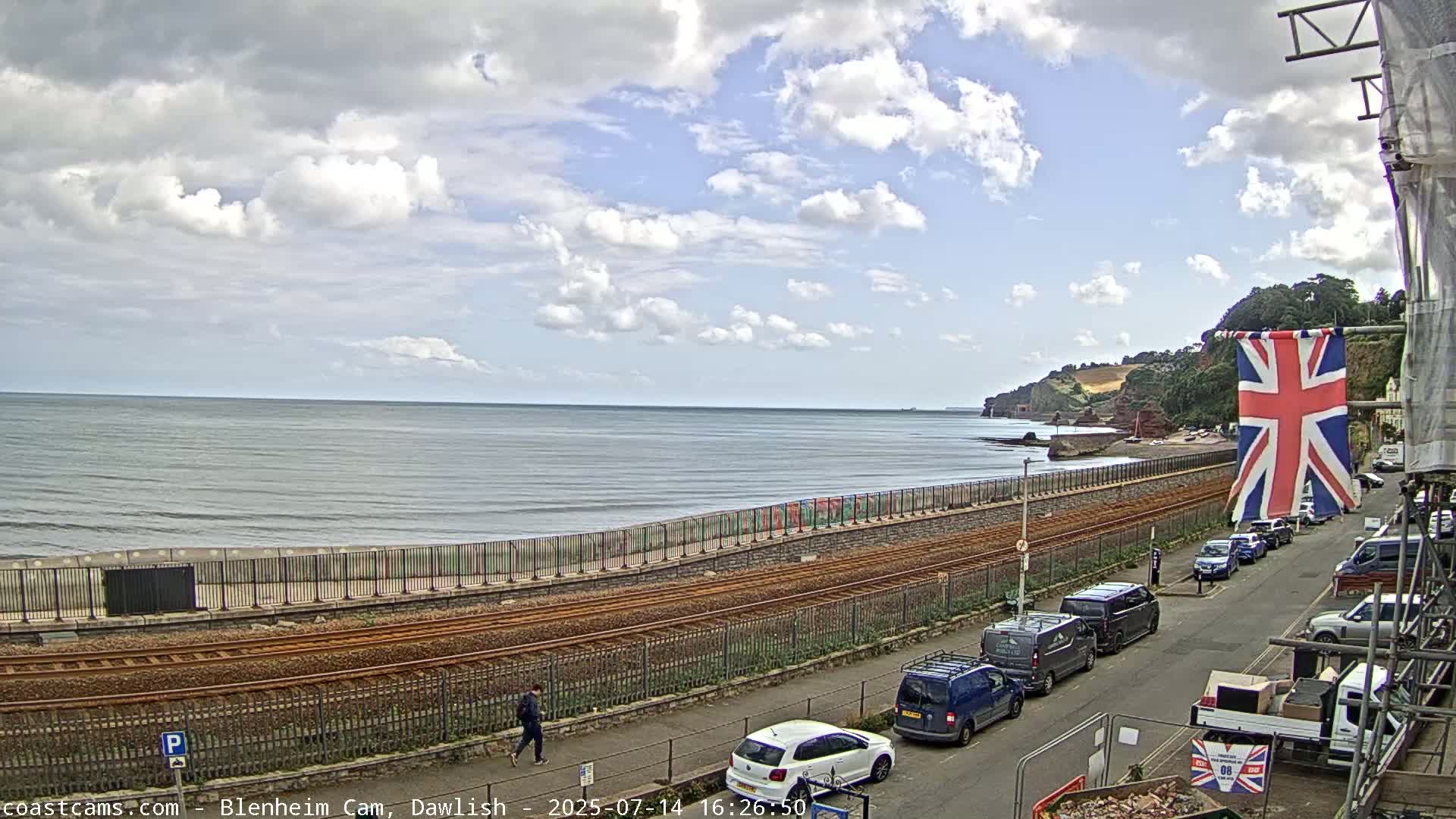 Dawlish South Coast  /Railway & Marine Parade Live Cam  - Teignbridge, Devon, South West, England, United Kingdom
