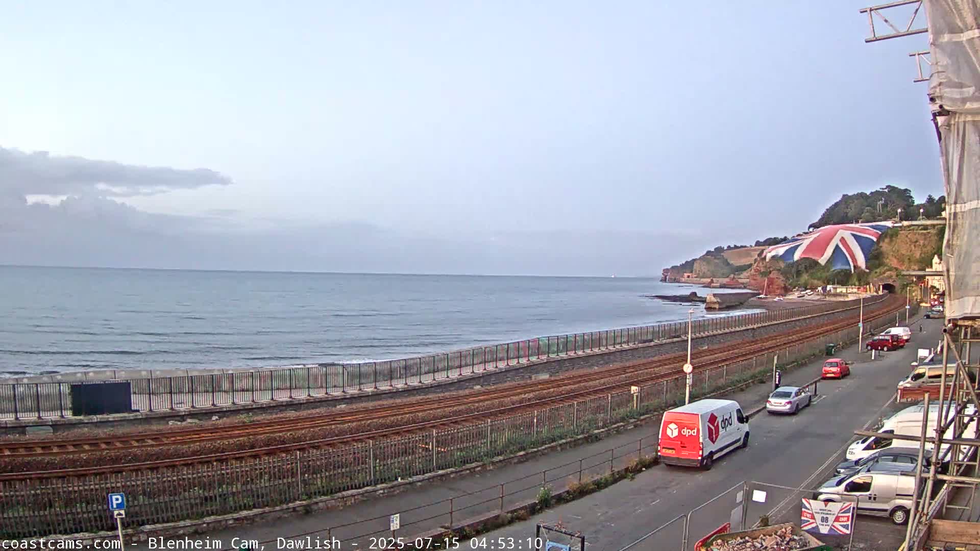 Dawlish South Coast  /Railway & Marine Parade Live Cam  - Teignbridge, Devon, South West, England, United Kingdom