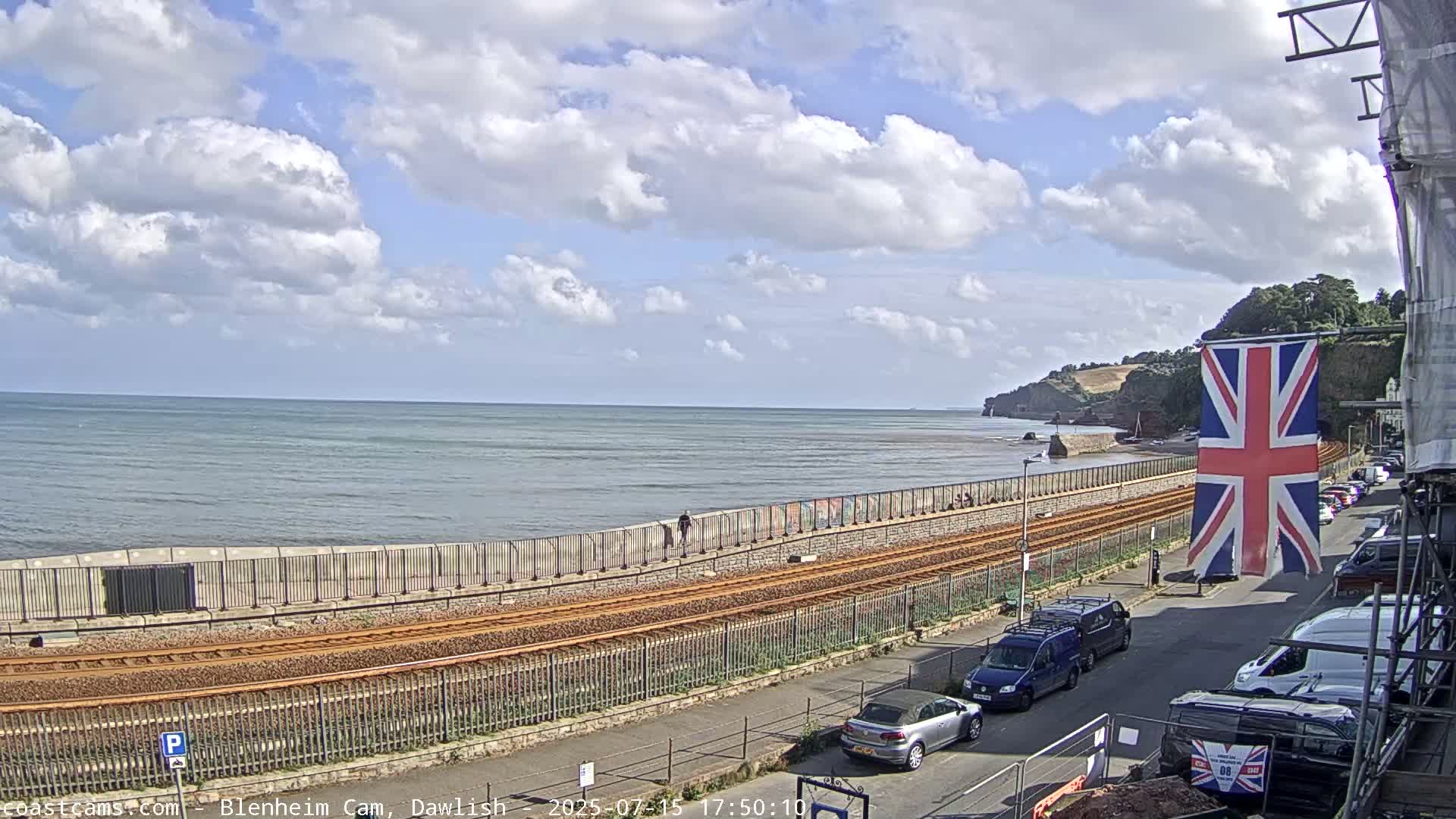 Dawlish South Coast  /Railway & Marine Parade Live Cam  - Teignbridge, Devon, South West, England, United Kingdom