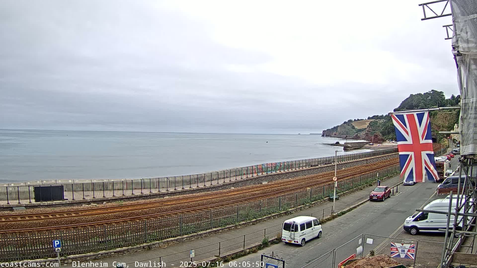 Dawlish South Coast  /Railway & Marine Parade Live Cam  - Teignbridge, Devon, South West, England, United Kingdom
