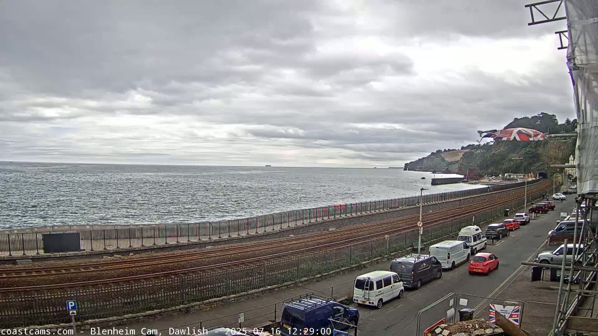 Dawlish South Coast  /Railway & Marine Parade Live Cam  - Teignbridge, Devon, South West, England, United Kingdom