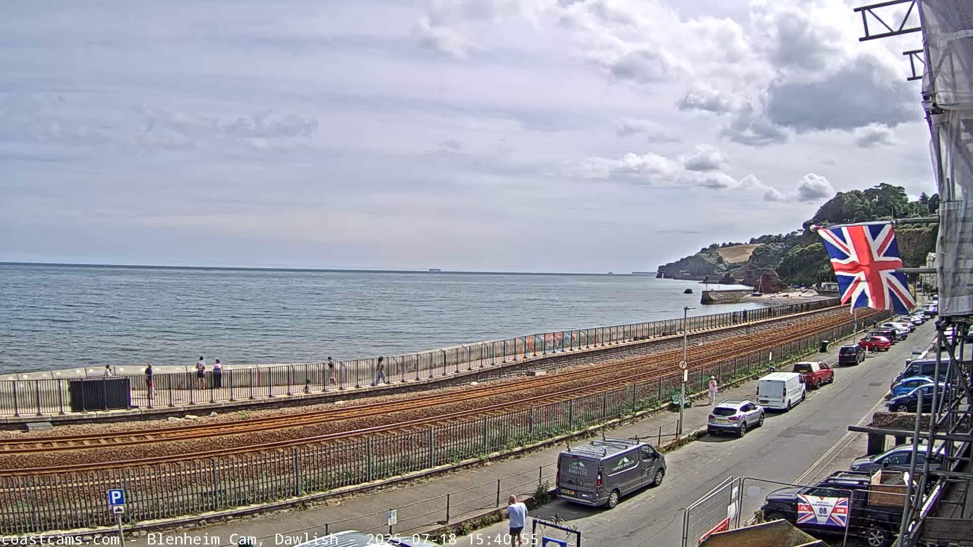 Dawlish South Coast  /Railway & Marine Parade Live Cam  - Teignbridge, Devon, South West, England, United Kingdom