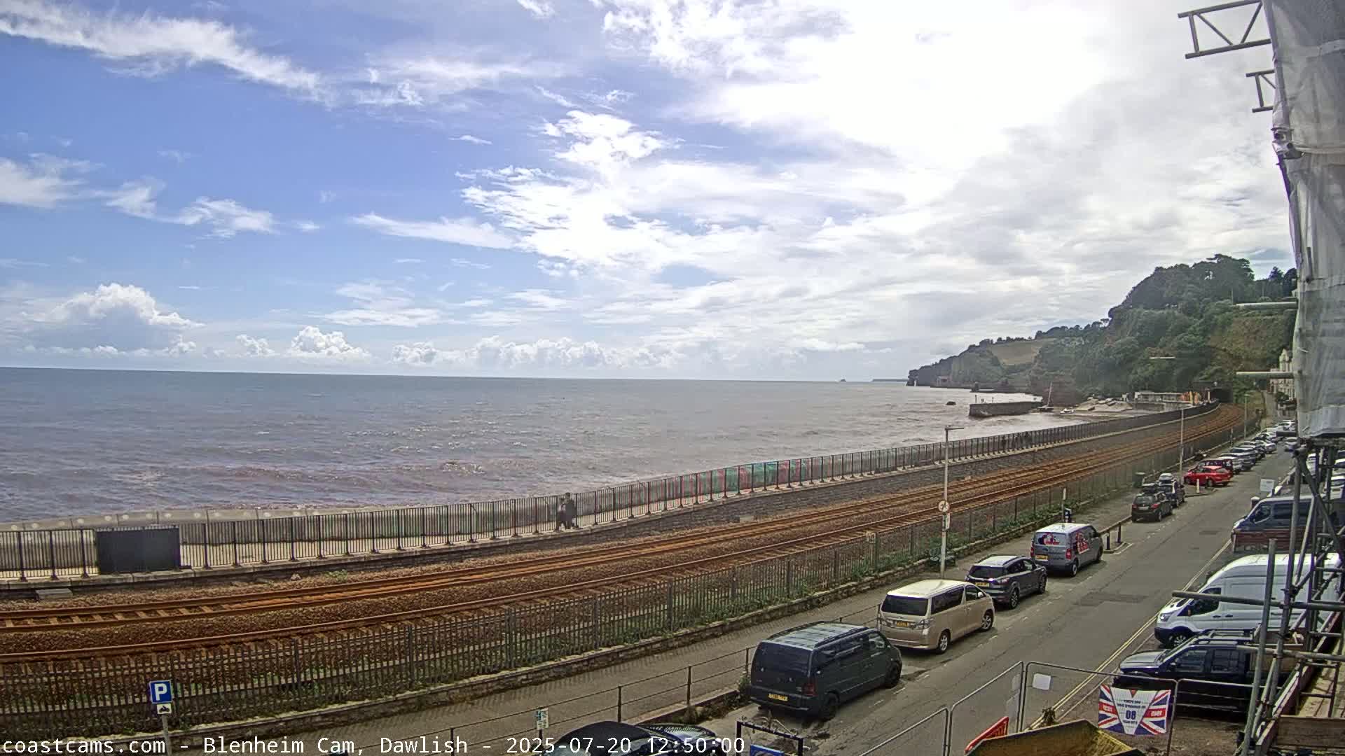 Dawlish South Coast  /Railway & Marine Parade Live Cam  - Teignbridge, Devon, South West, England, United Kingdom