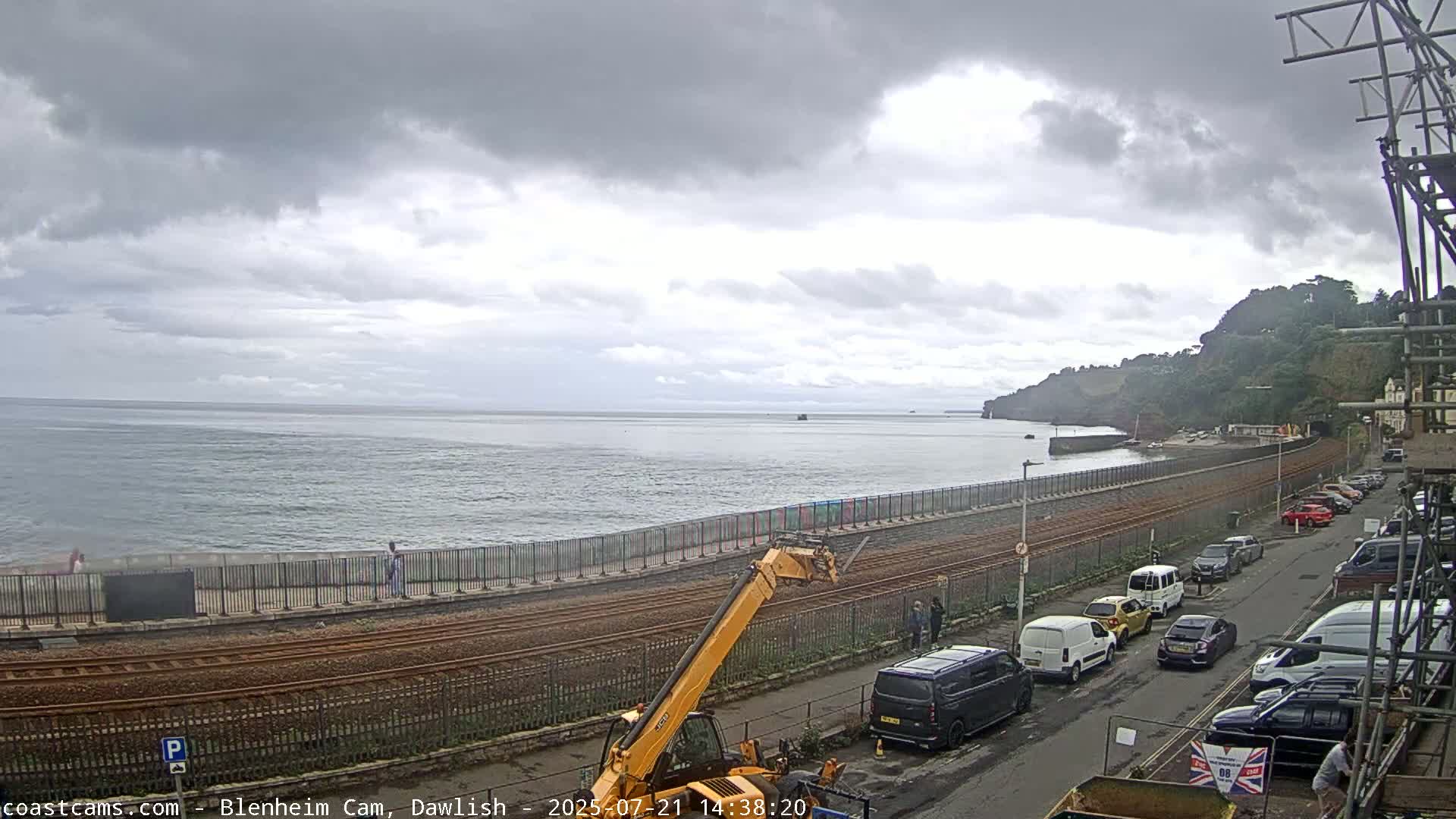 Dawlish South Coast  /Railway & Marine Parade Live Cam  - Teignbridge, Devon, South West, England, United Kingdom