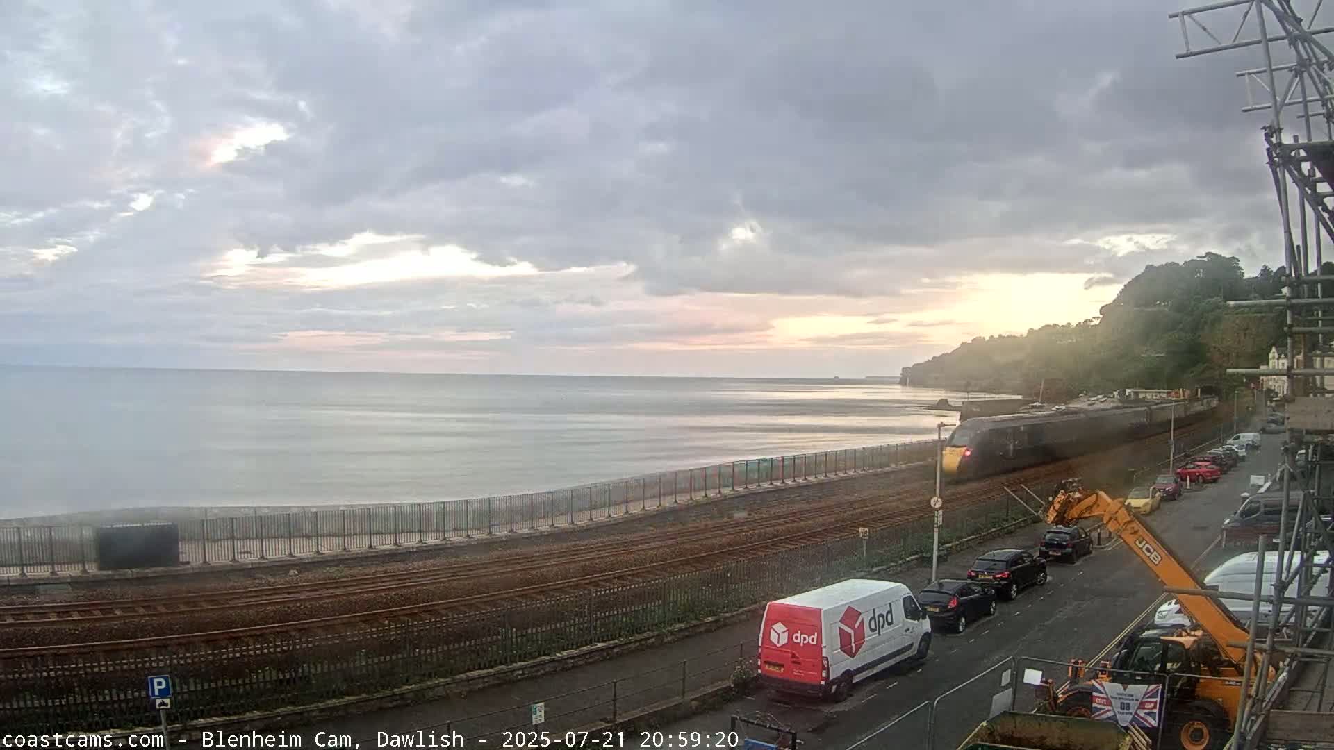 Dawlish South Coast  /Railway & Marine Parade Live Cam  - Teignbridge, Devon, South West, England, United Kingdom