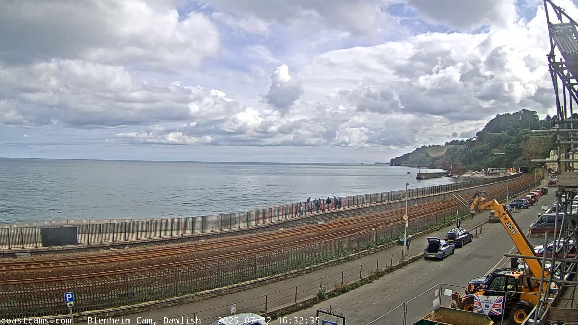 Dawlish South Coast  /Railway & Marine Parade Live Cam  - Teignbridge, Devon, South West, England, United Kingdom