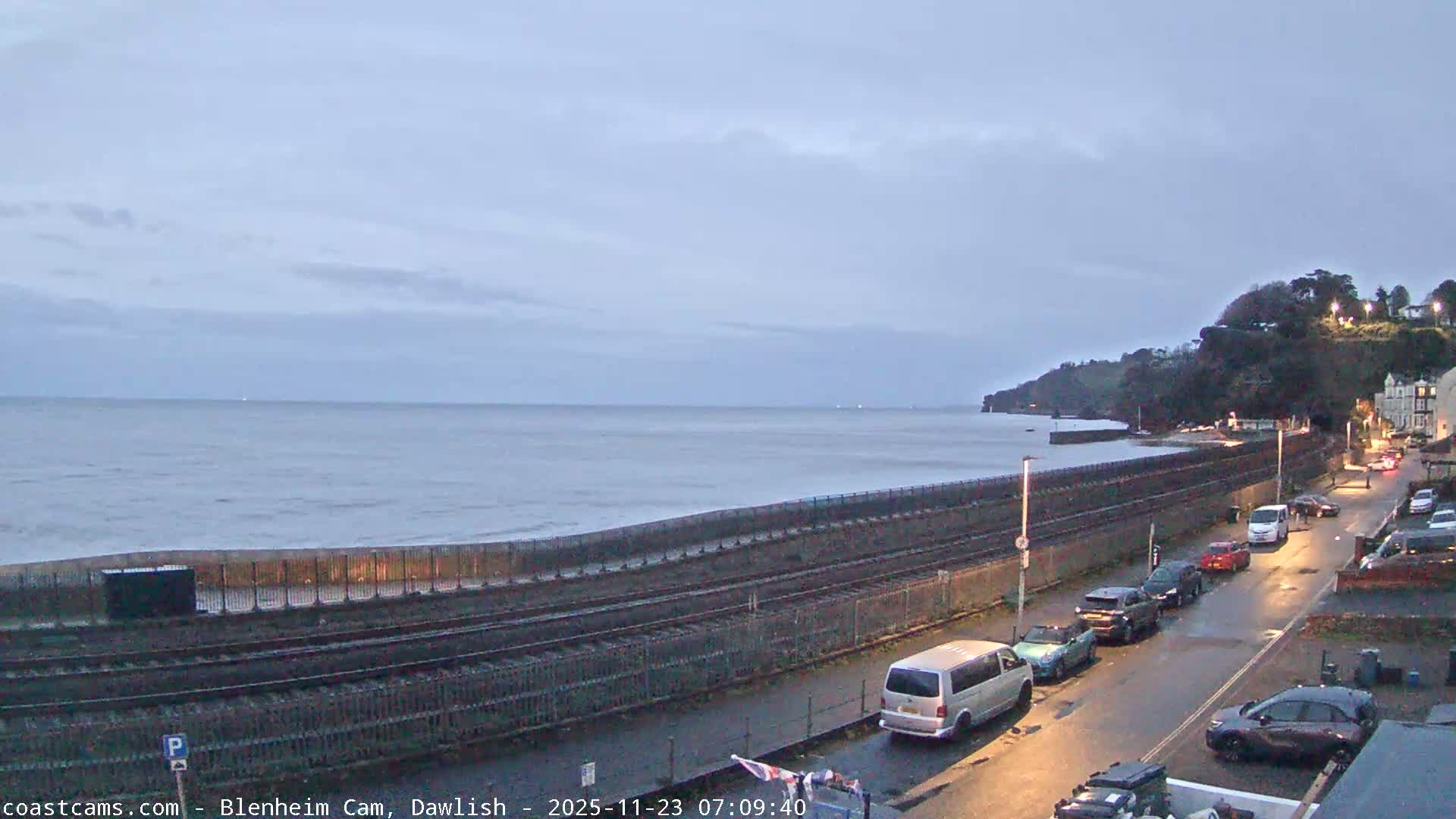 Dawlish South Coast  /Railway & Marine Parade Live Cam  - Teignbridge, Devon, South West, England, United Kingdom
