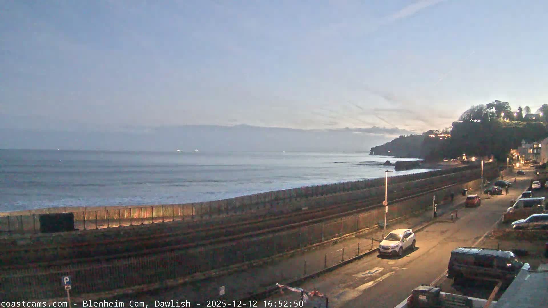 Dawlish South Coast  /Railway & Marine Parade Live Cam  - Teignbridge, Devon, South West, England, United Kingdom
