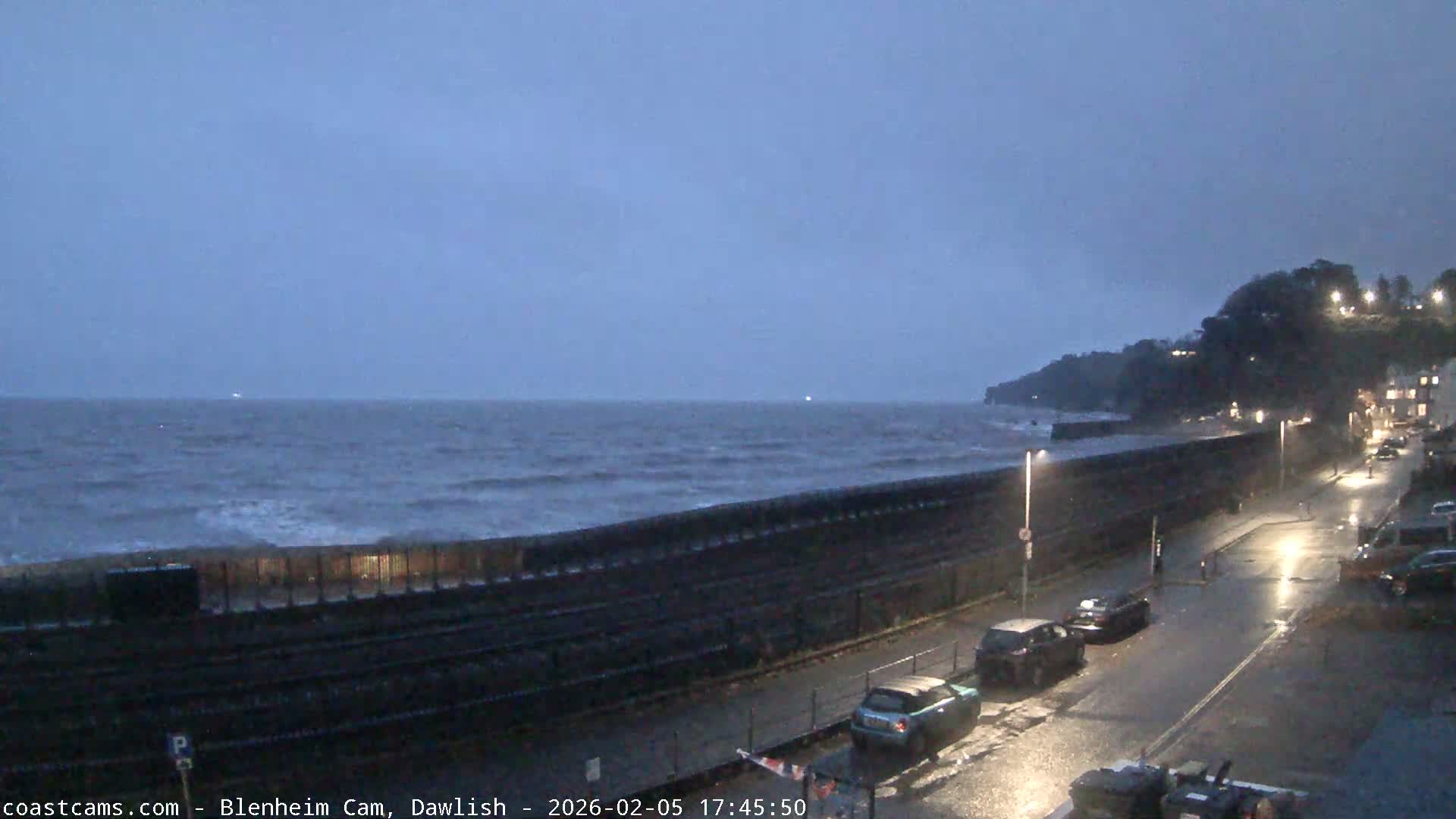 Dawlish South Coast  /Railway & Marine Parade Live Cam  - Teignbridge, Devon, South West, England, United Kingdom