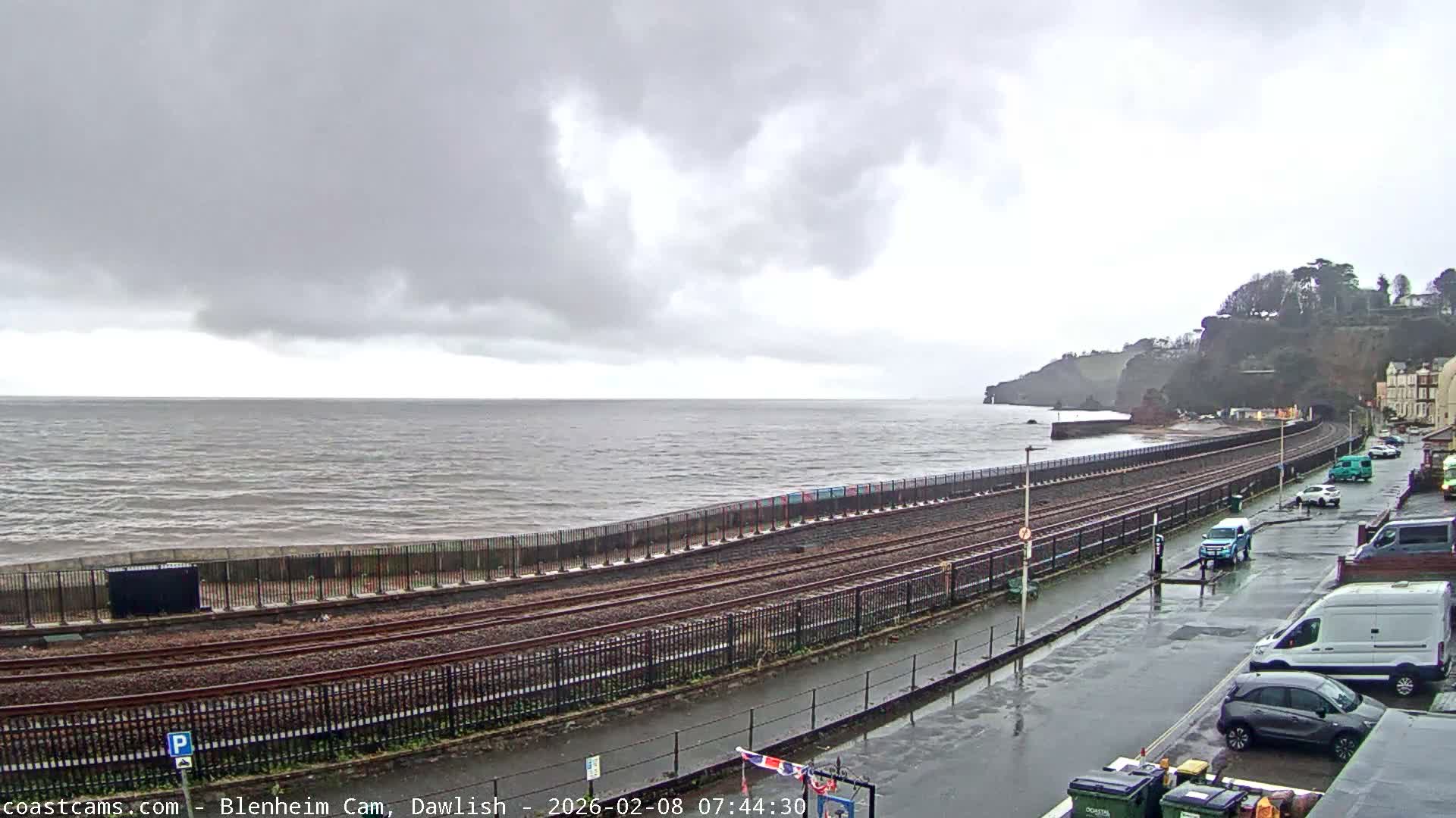 Dawlish South Coast  /Railway & Marine Parade Live Cam  - Teignbridge, Devon, South West, England, United Kingdom