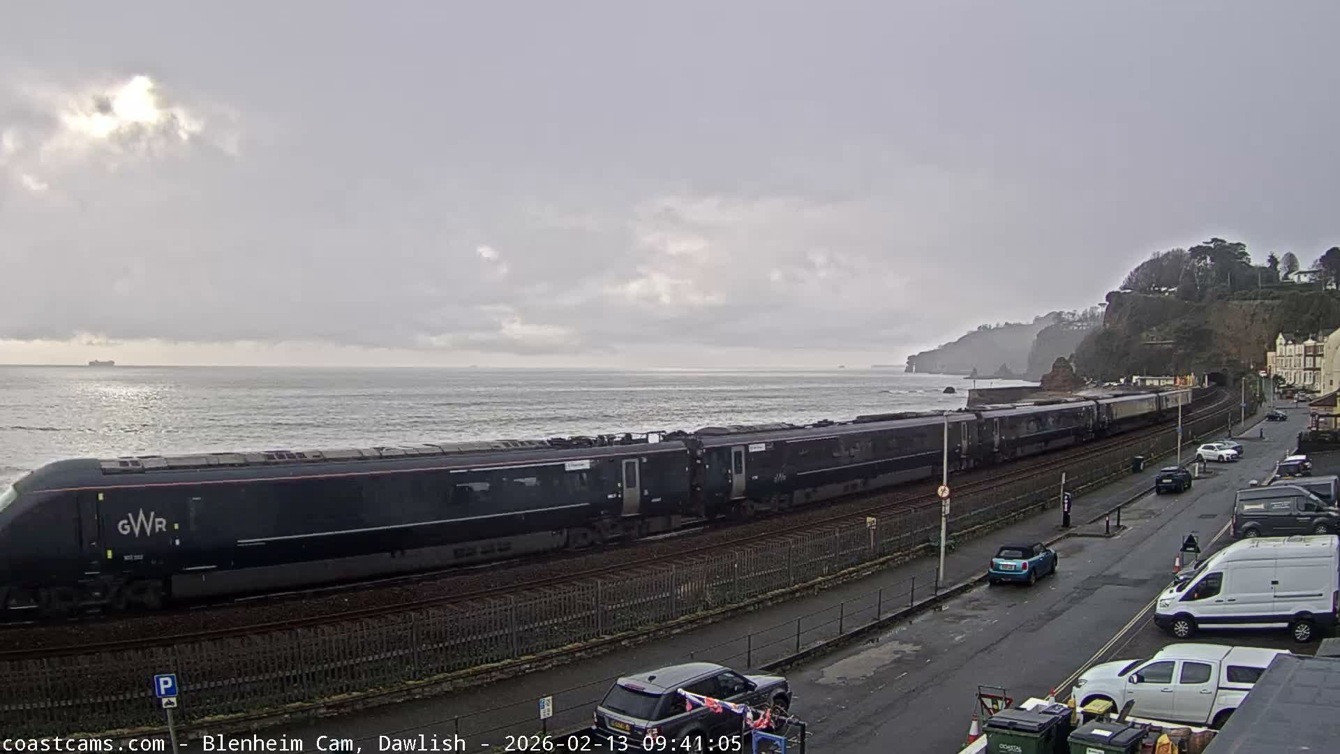 Dawlish South Coast  /Railway & Marine Parade Live Cam  - Teignbridge, Devon, South West, England, United Kingdom