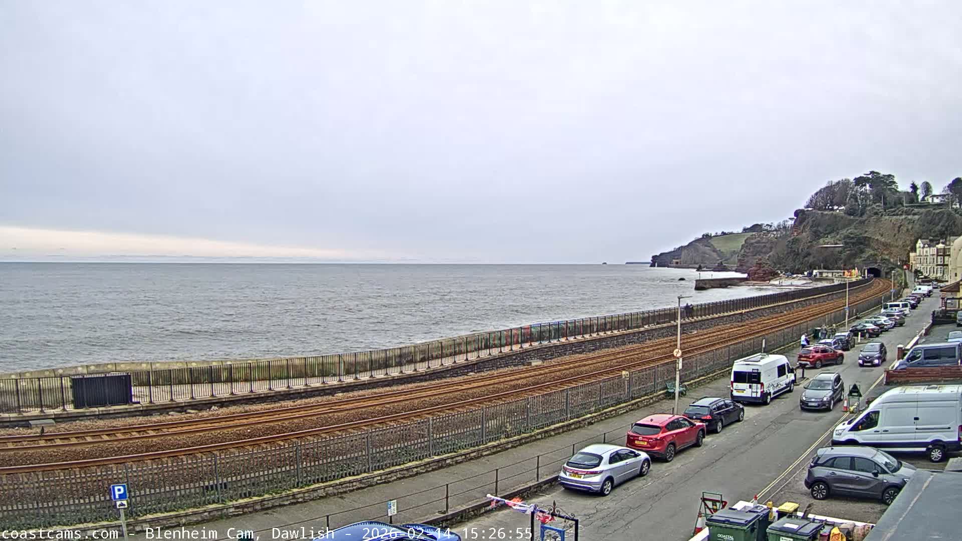 Dawlish South Coast  /Railway & Marine Parade Live Cam  - Teignbridge, Devon, South West, England, United Kingdom