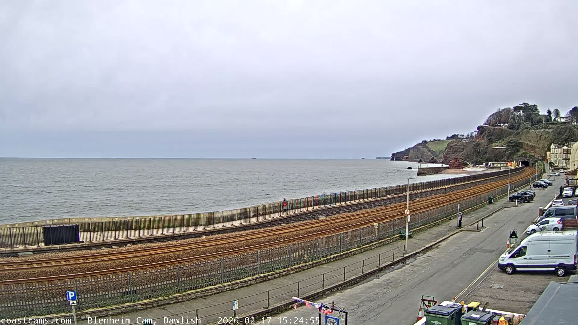 Dawlish South Coast  /Railway & Marine Parade Live Cam  - Teignbridge, Devon, South West, England, United Kingdom