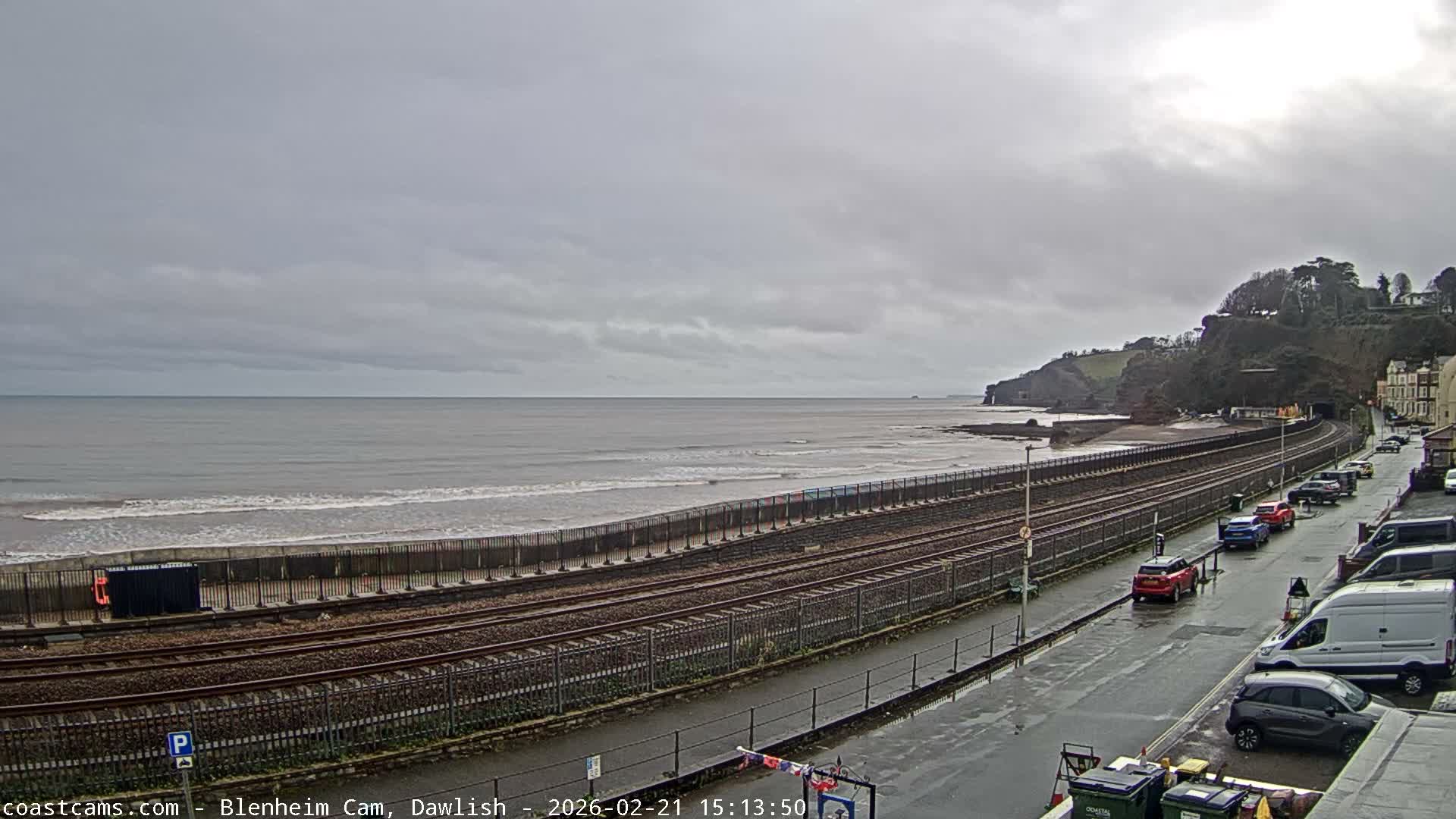 Dawlish South Coast  /Railway & Marine Parade Live Cam  - Teignbridge, Devon, South West, England, United Kingdom