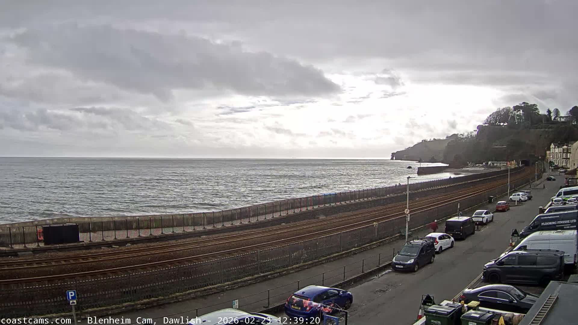Dawlish South Coast  /Railway & Marine Parade Live Cam  - Teignbridge, Devon, South West, England, United Kingdom