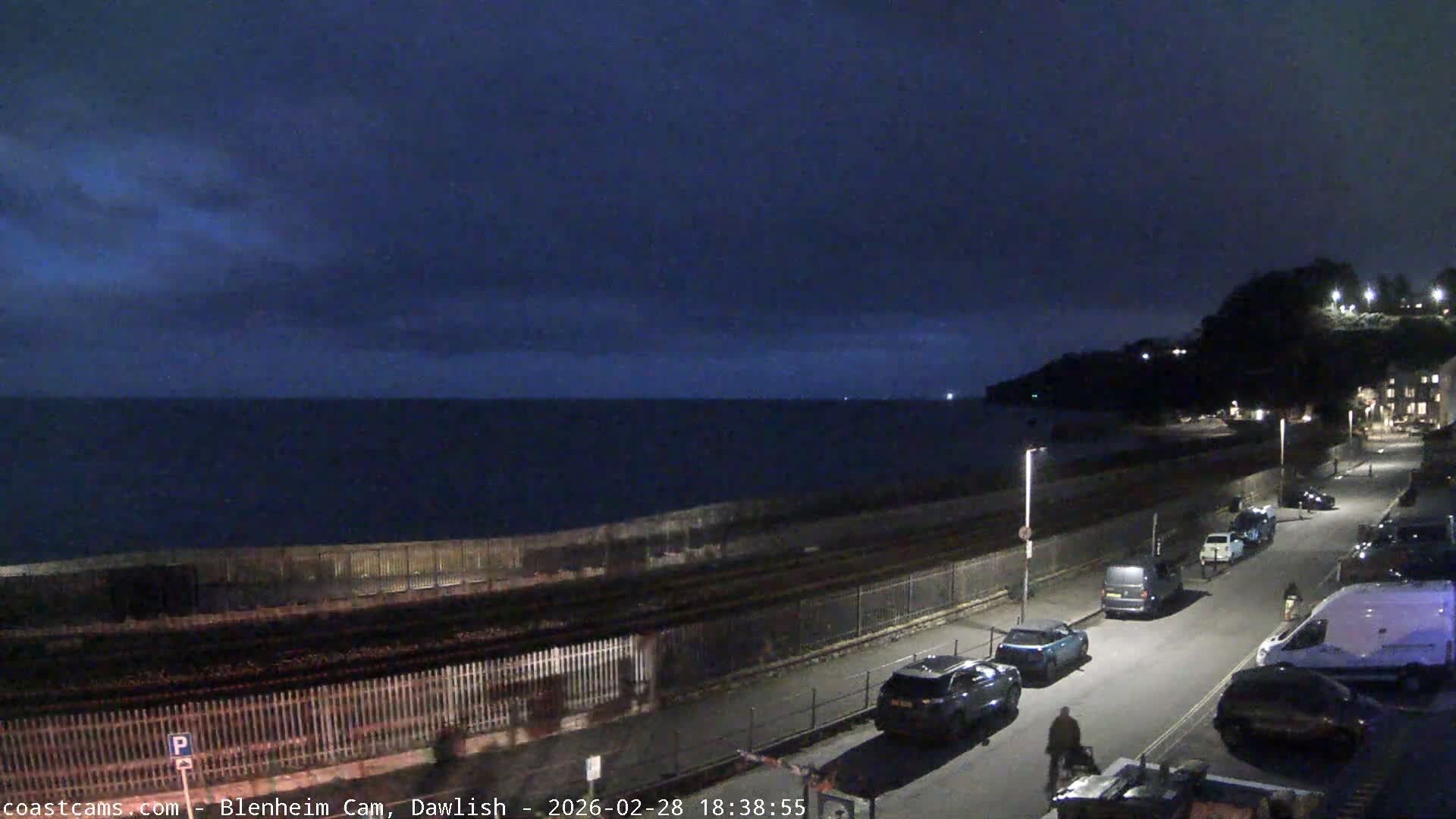 Dawlish South Coast  /Railway & Marine Parade Live Cam  - Teignbridge, Devon, South West, England, United Kingdom