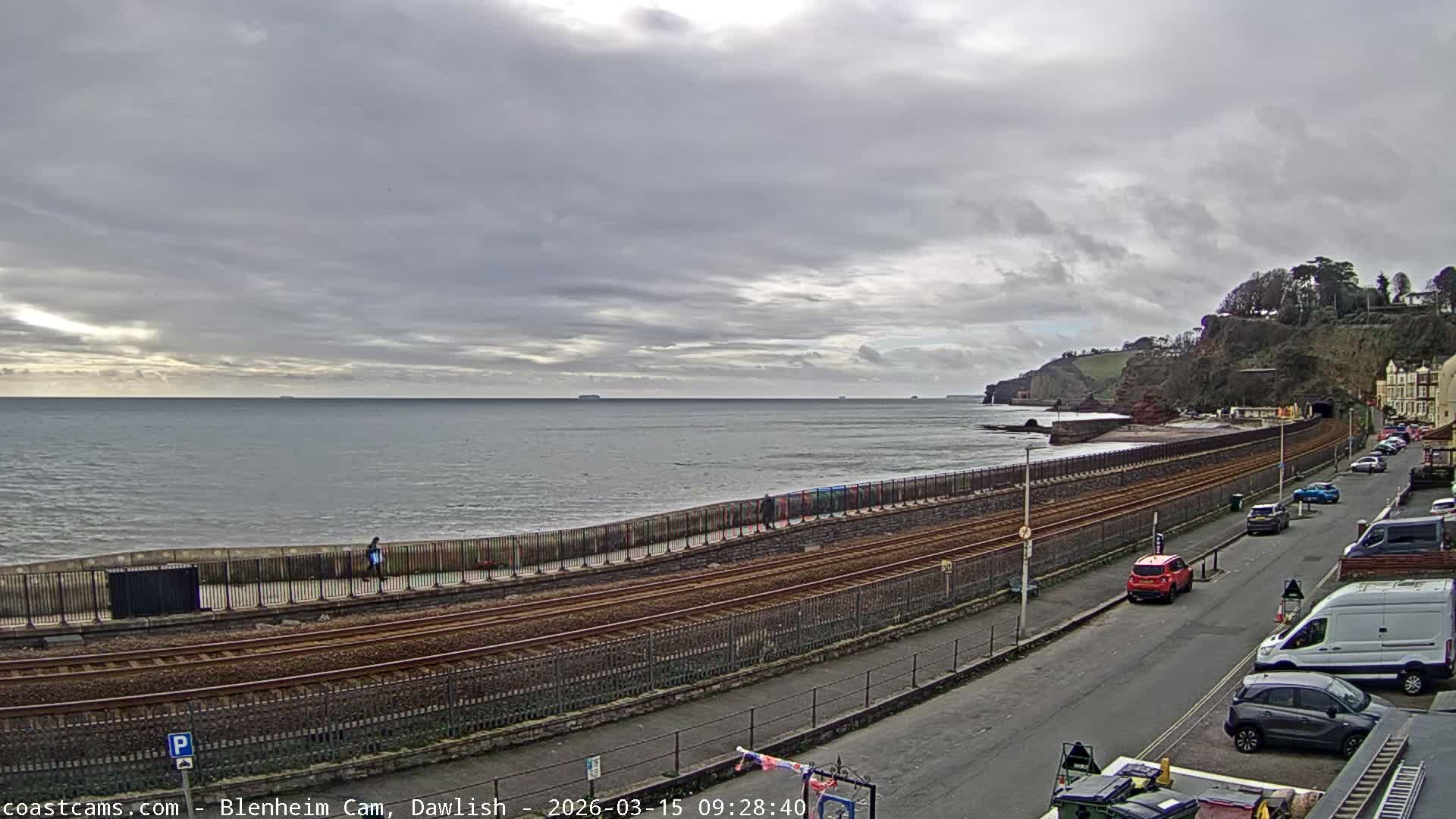 Dawlish South Coast  /Railway & Marine Parade Live Cam  - Teignbridge, Devon, South West, England, United Kingdom