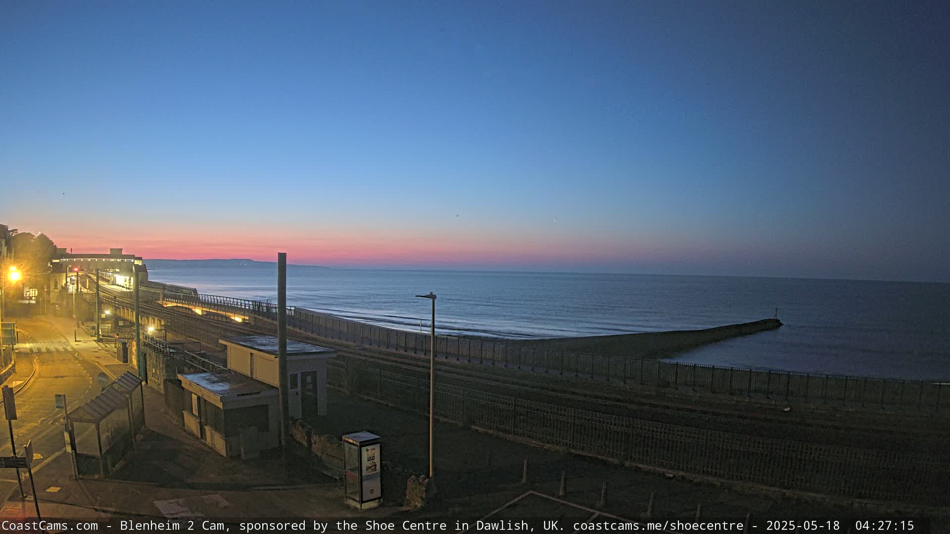 Dawlish East Coast  / Dawlish Railway Station & Station Rd. Live Cam  - Teignbridge, Devon, South West, England, United Kingdom