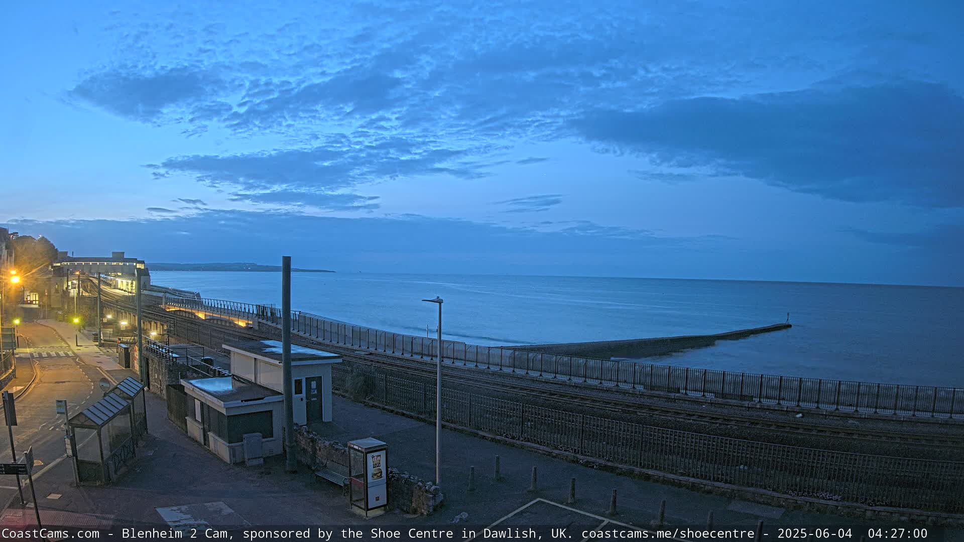 Dawlish East Coast  / Dawlish Railway Station & Station Rd. Live Cam  - Teignbridge, Devon, South West, England, United Kingdom