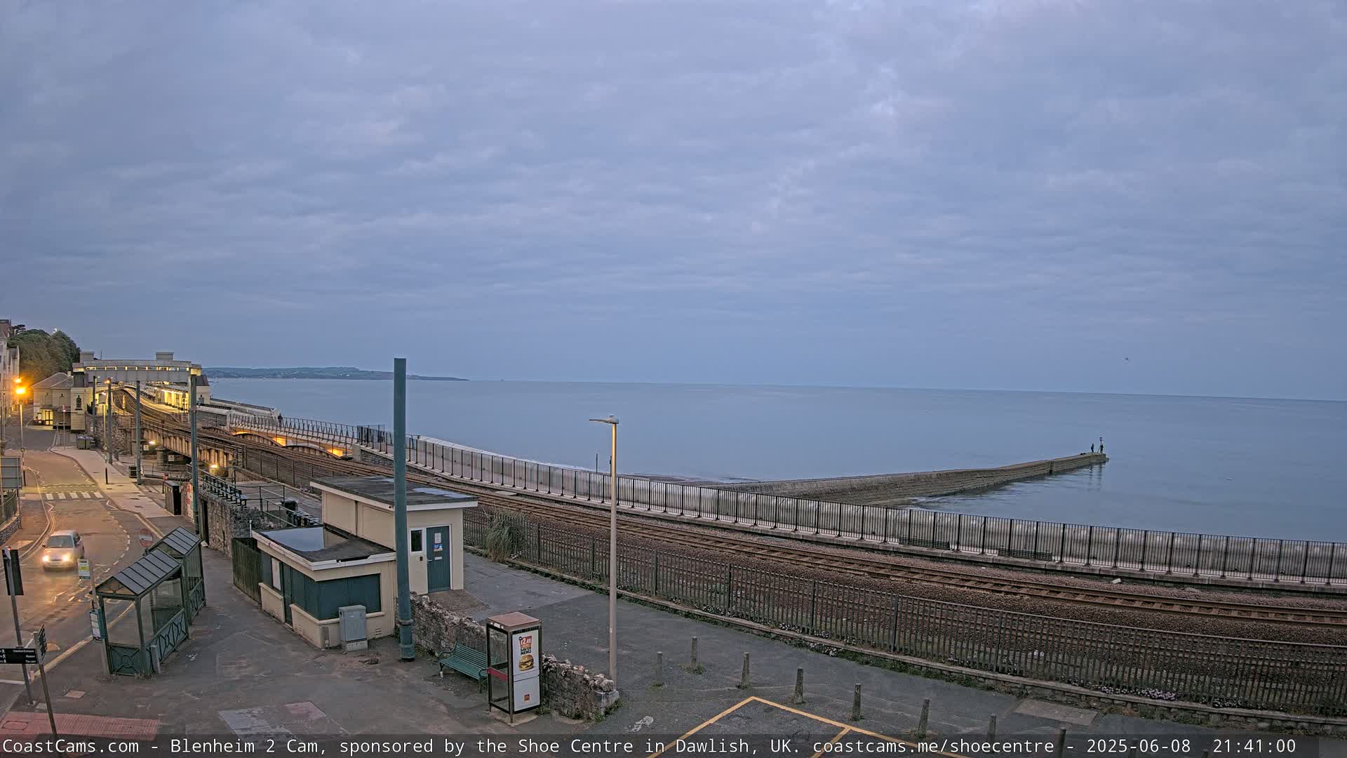 Dawlish East Coast  / Dawlish Railway Station & Station Rd. Live Cam  - Teignbridge, Devon, South West, England, United Kingdom