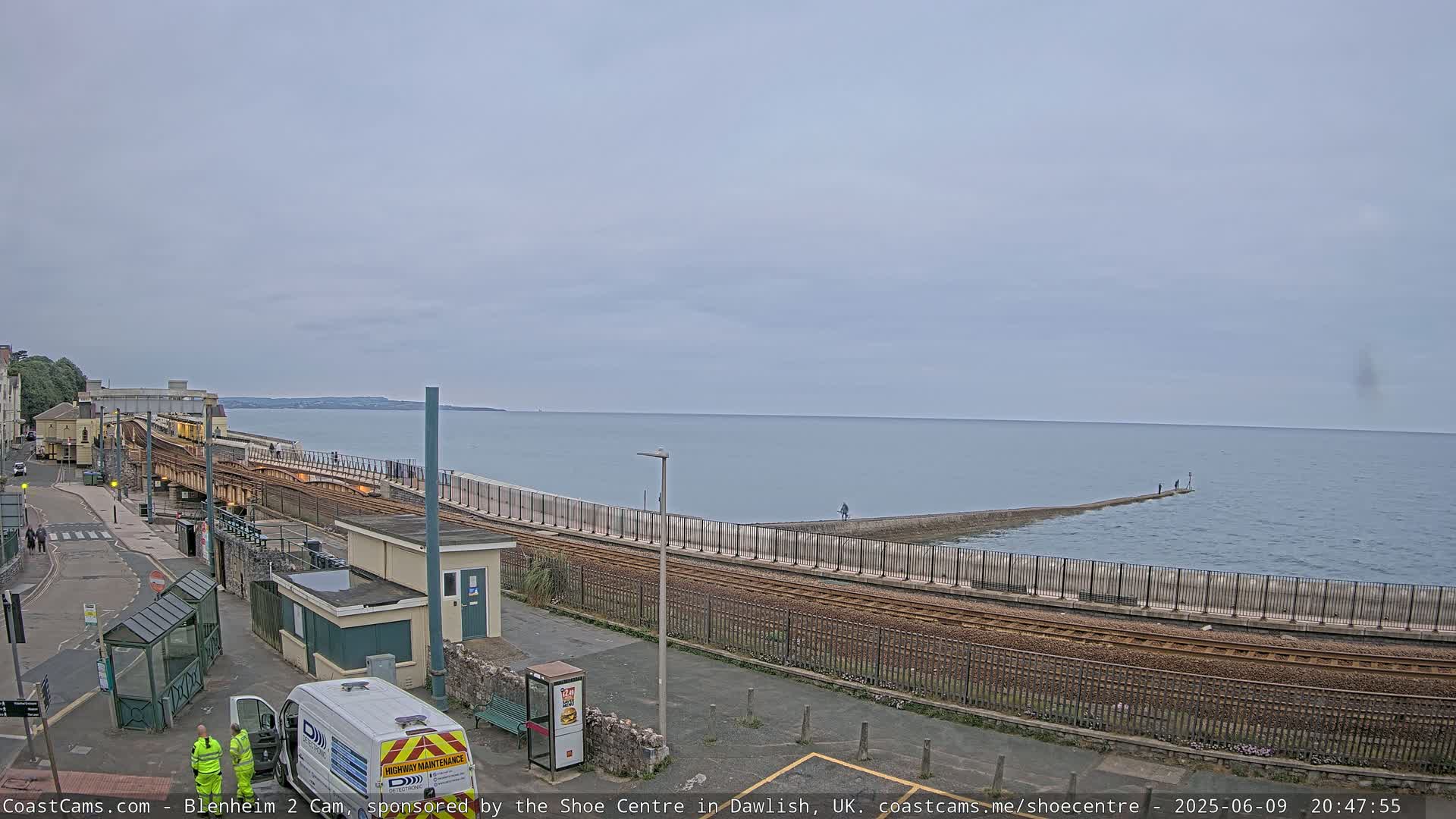 Dawlish East Coast  / Dawlish Railway Station & Station Rd. Live Cam  - Teignbridge, Devon, South West, England, United Kingdom