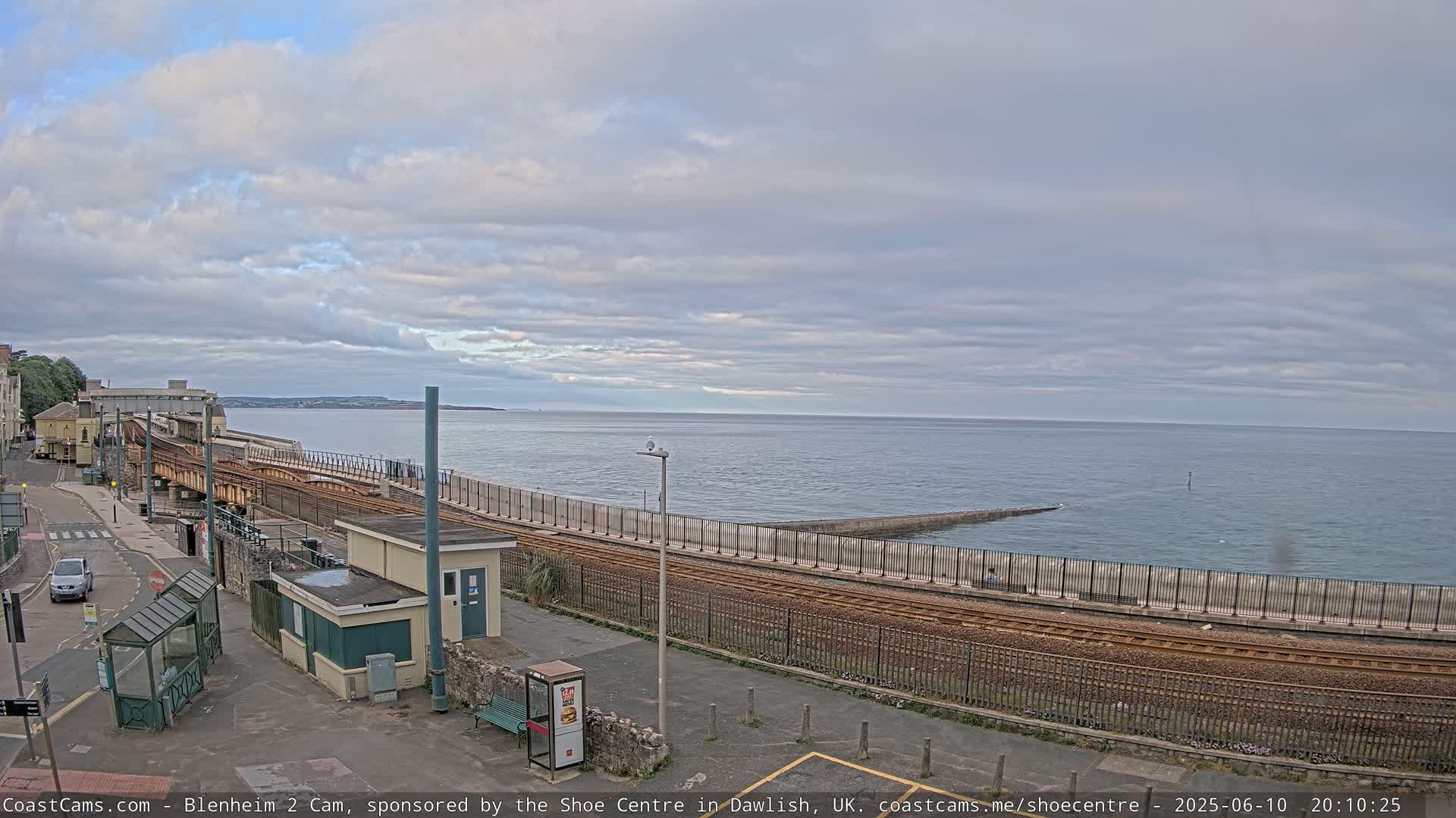 Dawlish East Coast  / Dawlish Railway Station & Station Rd. Live Cam  - Teignbridge, Devon, South West, England, United Kingdom