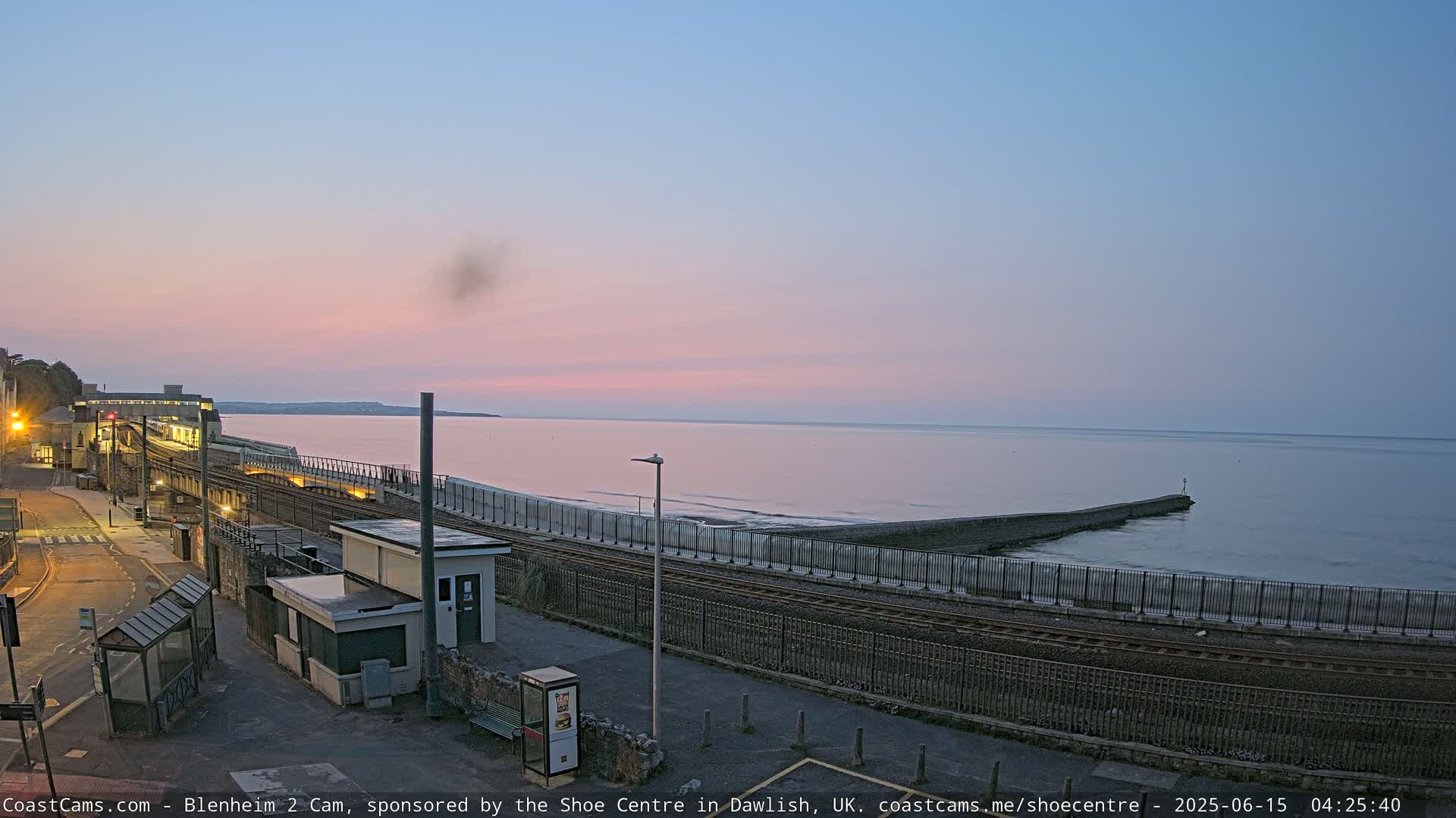 Dawlish East Coast  / Dawlish Railway Station & Station Rd. Live Cam  - Teignbridge, Devon, South West, England, United Kingdom