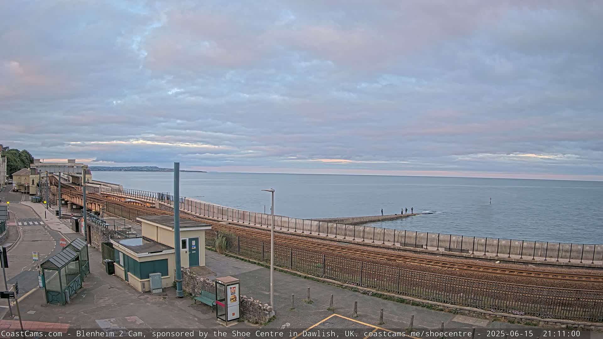 Dawlish East Coast  / Dawlish Railway Station & Station Rd. Live Cam  - Teignbridge, Devon, South West, England, United Kingdom