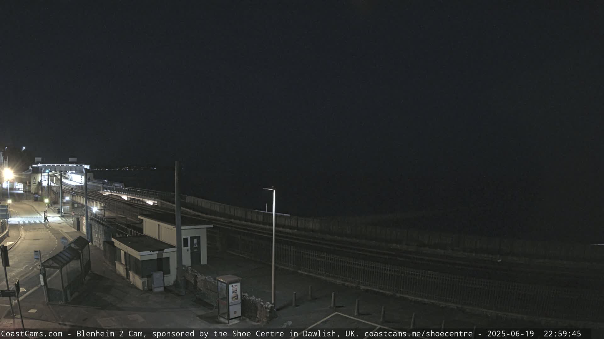Dawlish East Coast  / Dawlish Railway Station & Station Rd. Live Cam  - Teignbridge, Devon, South West, England, United Kingdom