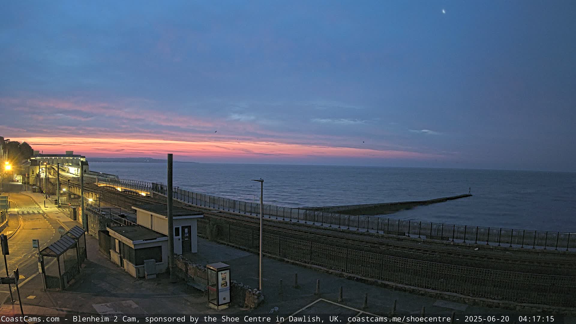 Dawlish East Coast  / Dawlish Railway Station & Station Rd. Live Cam  - Teignbridge, Devon, South West, England, United Kingdom
