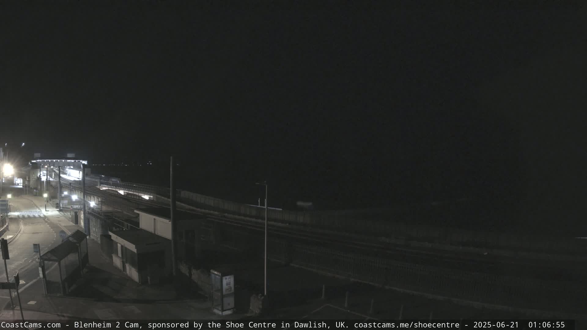 Dawlish East Coast  / Dawlish Railway Station & Station Rd. Live Cam  - Teignbridge, Devon, South West, England, United Kingdom