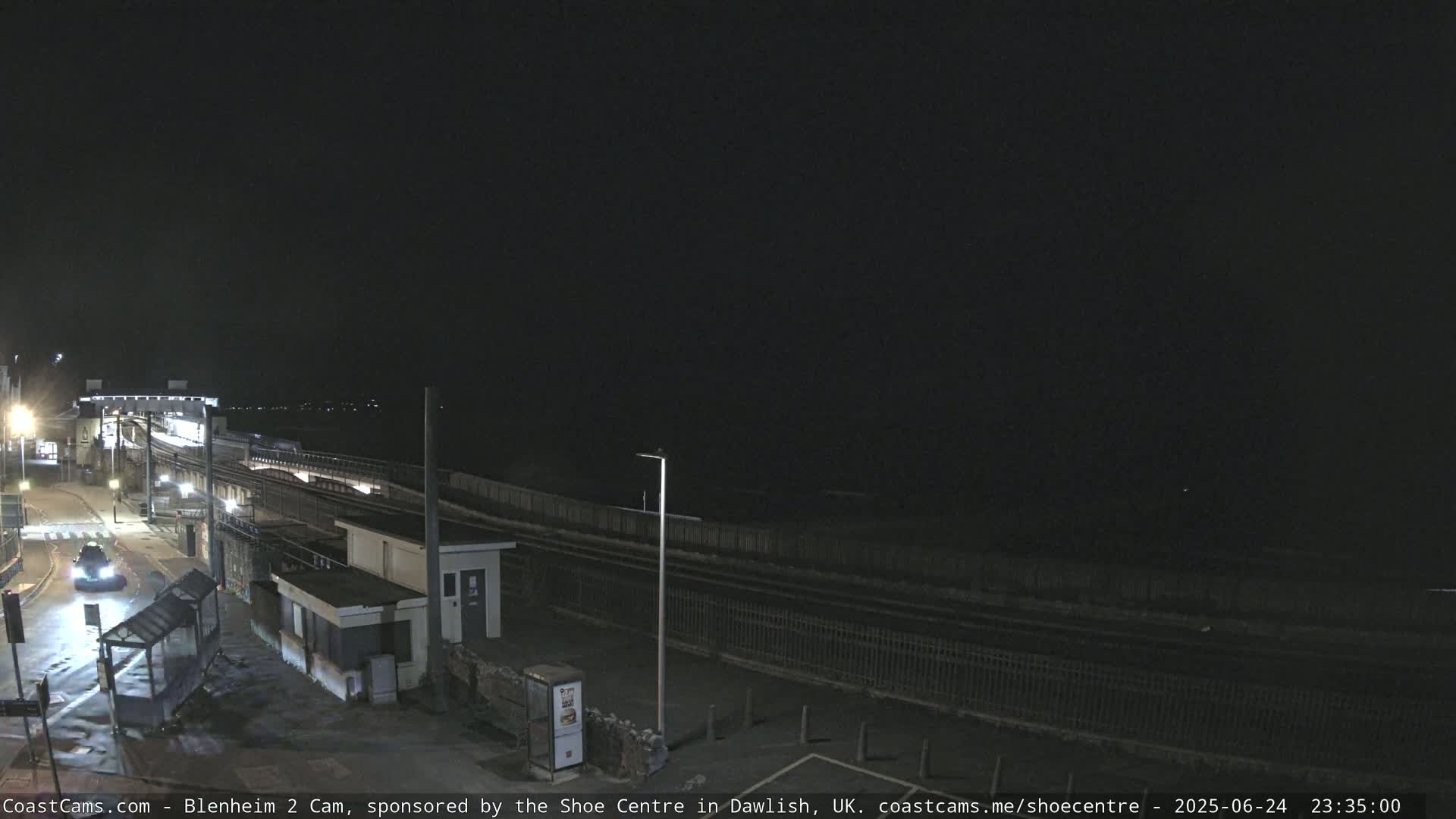 Dawlish East Coast  / Dawlish Railway Station & Station Rd. Live Cam  - Teignbridge, Devon, South West, England, United Kingdom