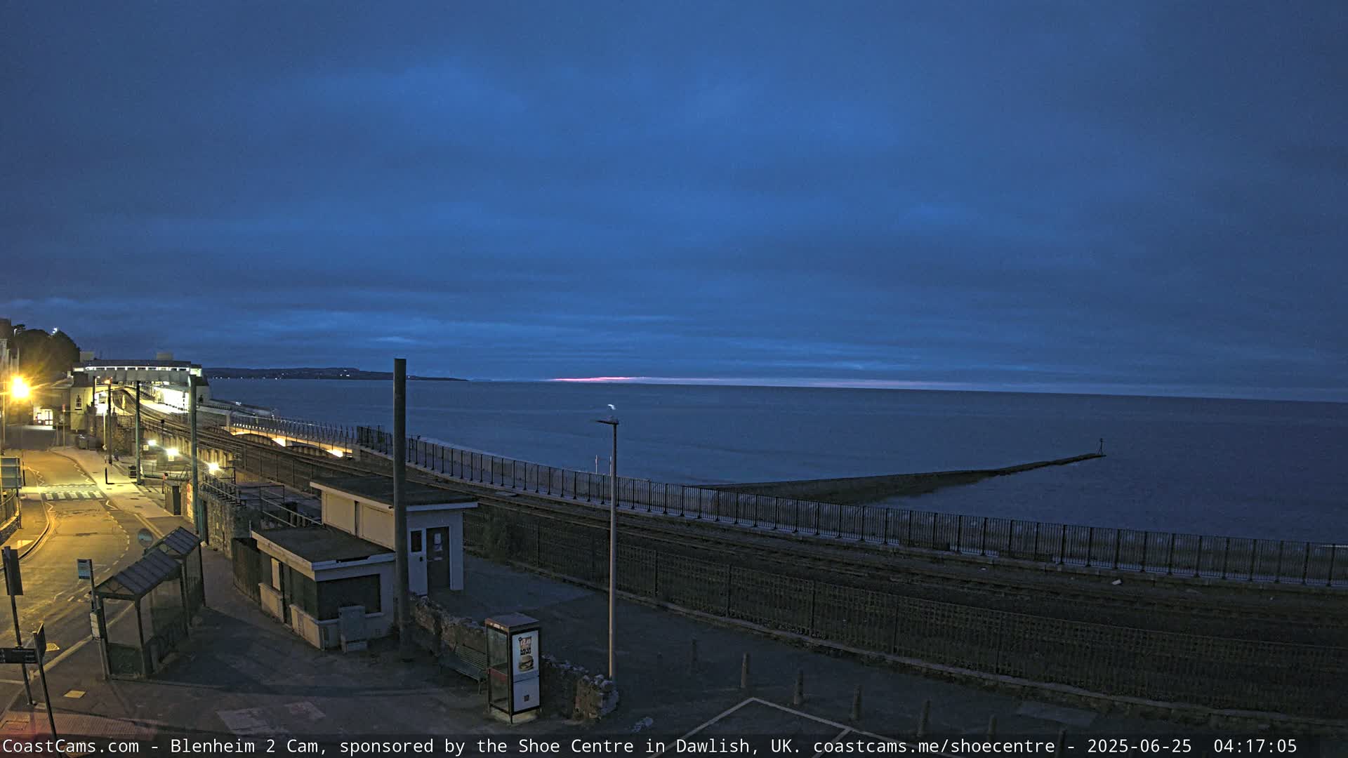 Dawlish East Coast  / Dawlish Railway Station & Station Rd. Live Cam  - Teignbridge, Devon, South West, England, United Kingdom