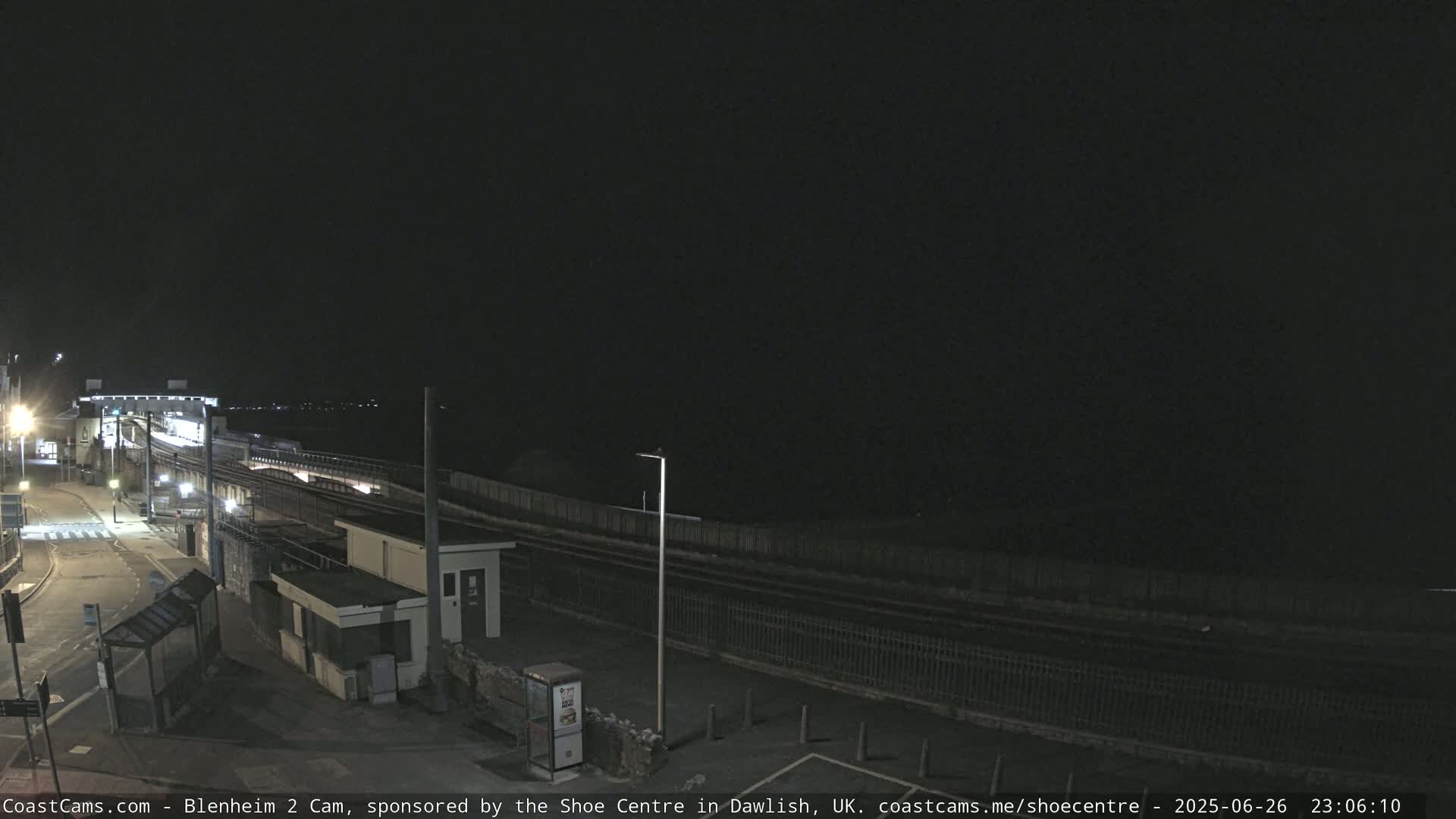 Dawlish East Coast  / Dawlish Railway Station & Station Rd. Live Cam  - Teignbridge, Devon, South West, England, United Kingdom