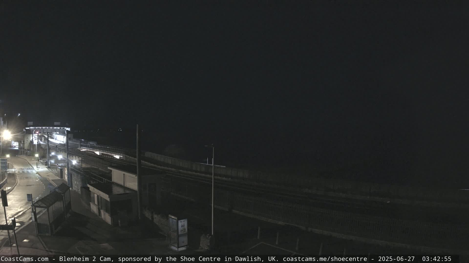Dawlish East Coast  / Dawlish Railway Station & Station Rd. Live Cam  - Teignbridge, Devon, South West, England, United Kingdom