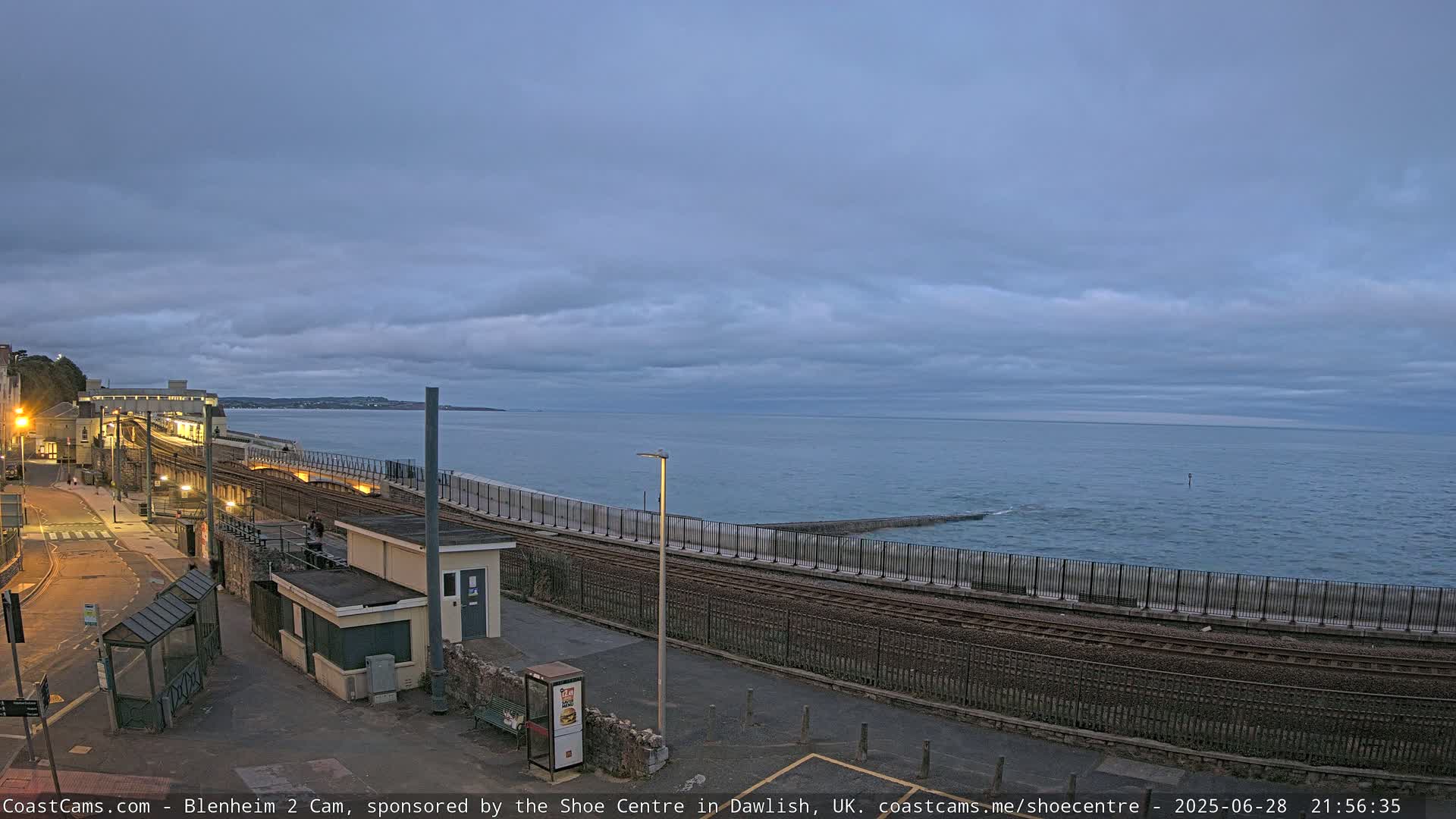 Dawlish East Coast  / Dawlish Railway Station & Station Rd. Live Cam  - Teignbridge, Devon, South West, England, United Kingdom