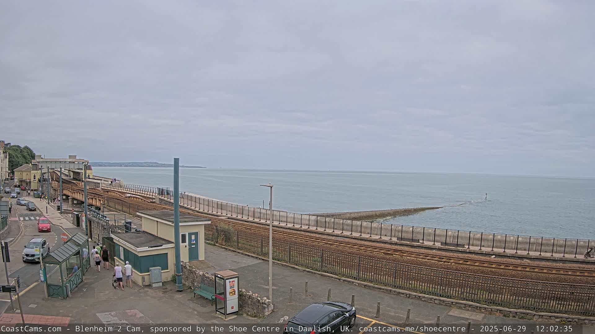 Dawlish East Coast  / Dawlish Railway Station & Station Rd. Live Cam  - Teignbridge, Devon, South West, England, United Kingdom