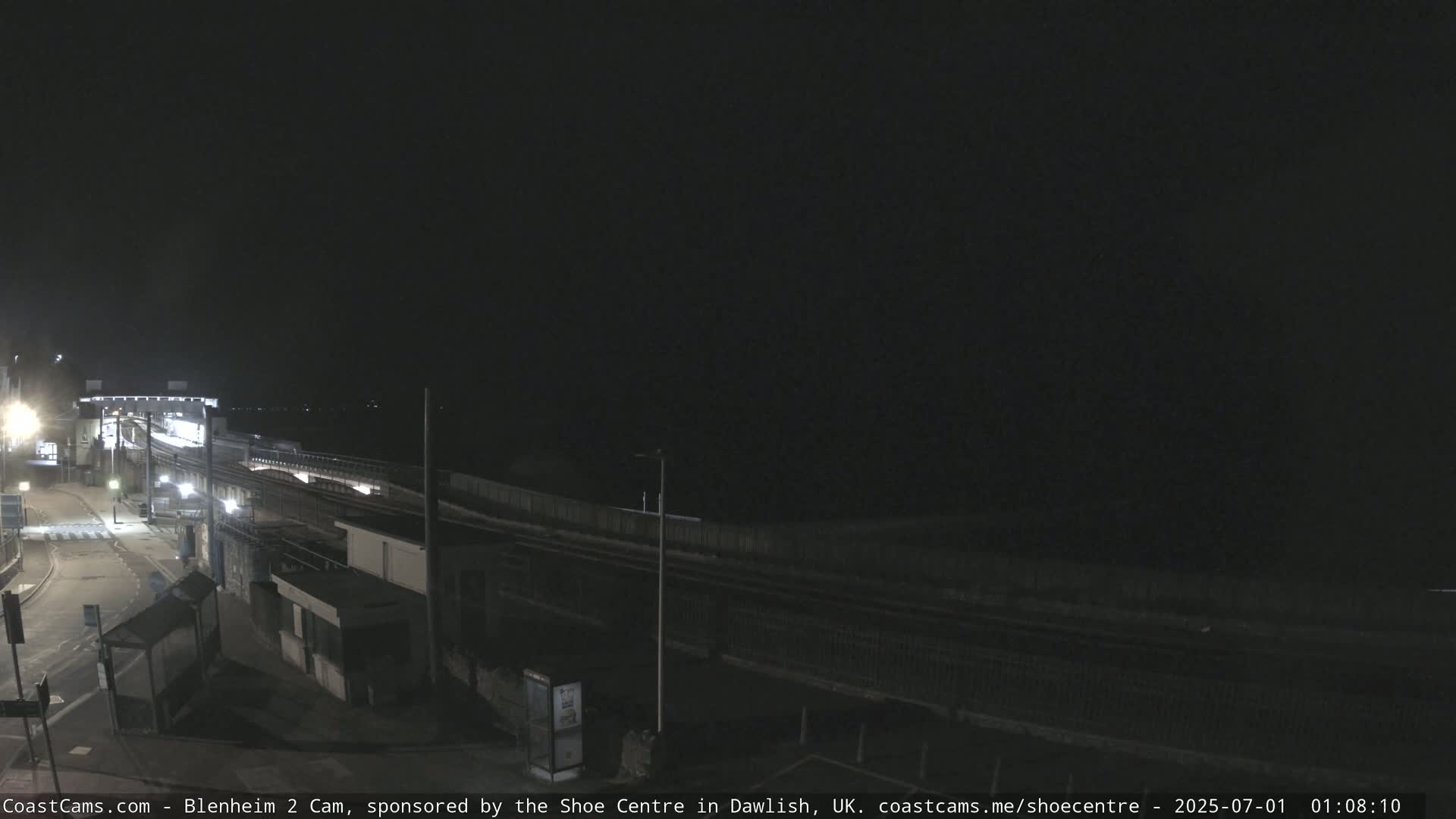 Dawlish East Coast  / Dawlish Railway Station & Station Rd. Live Cam  - Teignbridge, Devon, South West, England, United Kingdom