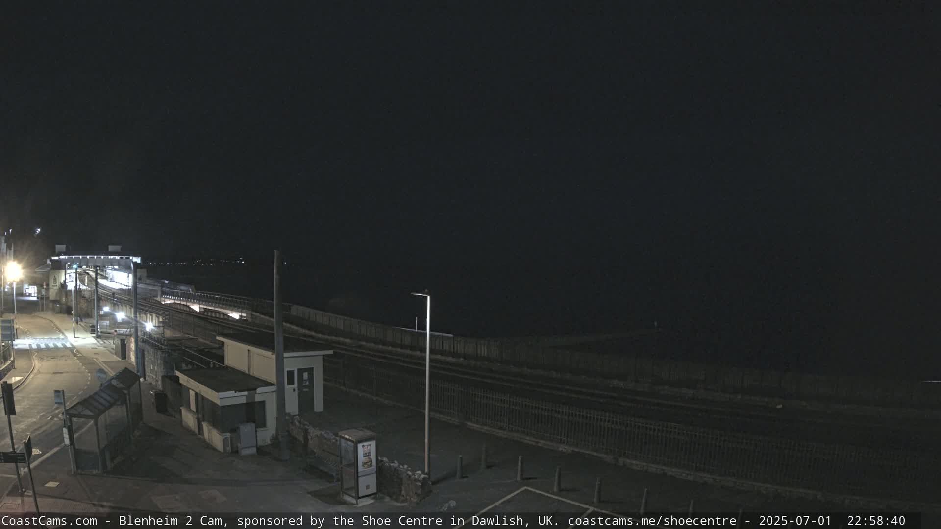 Dawlish East Coast  / Dawlish Railway Station & Station Rd. Live Cam  - Teignbridge, Devon, South West, England, United Kingdom