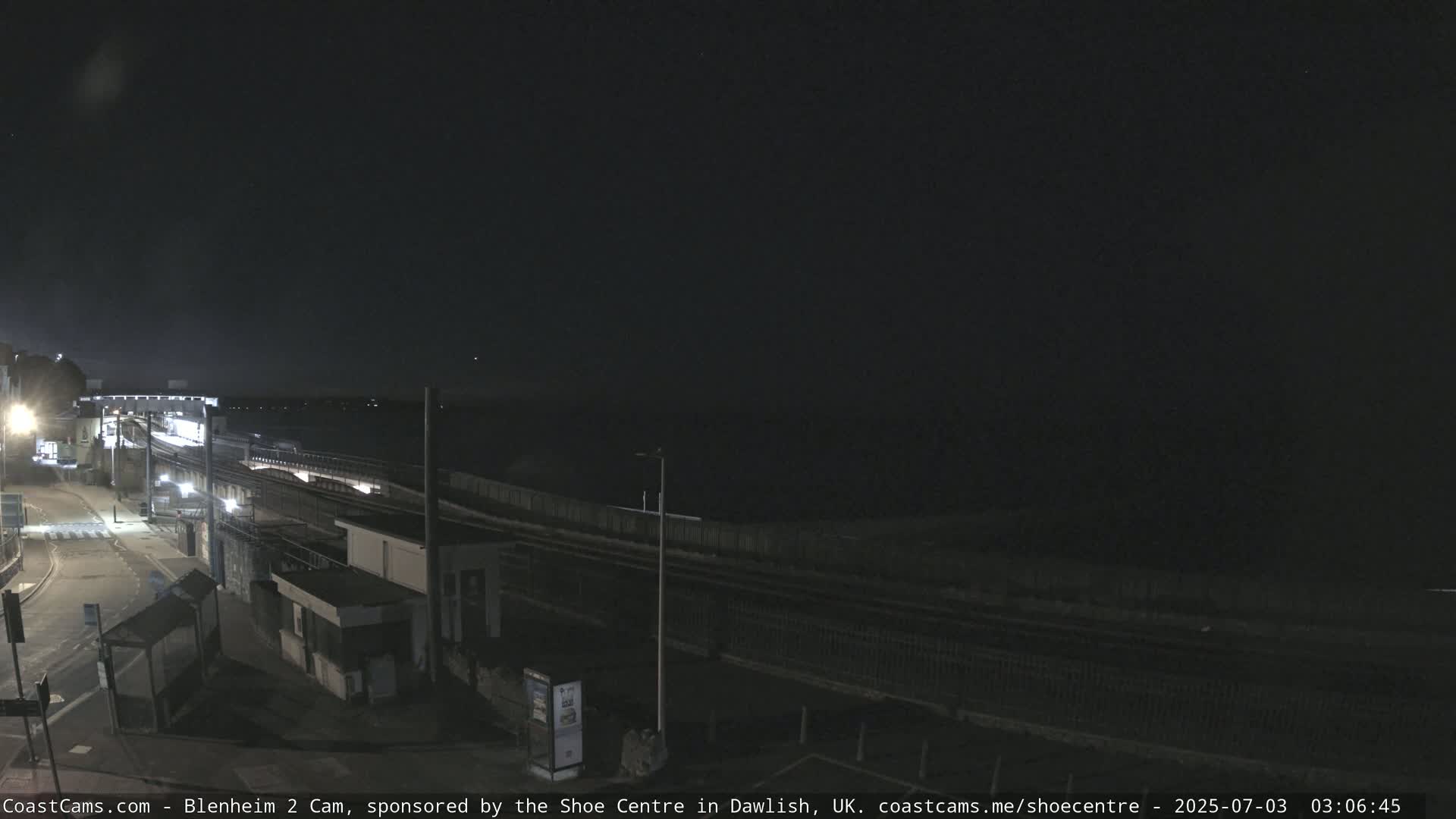 Dawlish East Coast  / Dawlish Railway Station & Station Rd. Live Cam  - Teignbridge, Devon, South West, England, United Kingdom