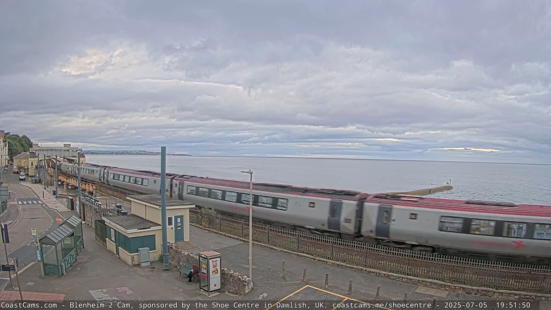 Dawlish East Coast  / Dawlish Railway Station & Station Rd. Live Cam  - Teignbridge, Devon, South West, England, United Kingdom