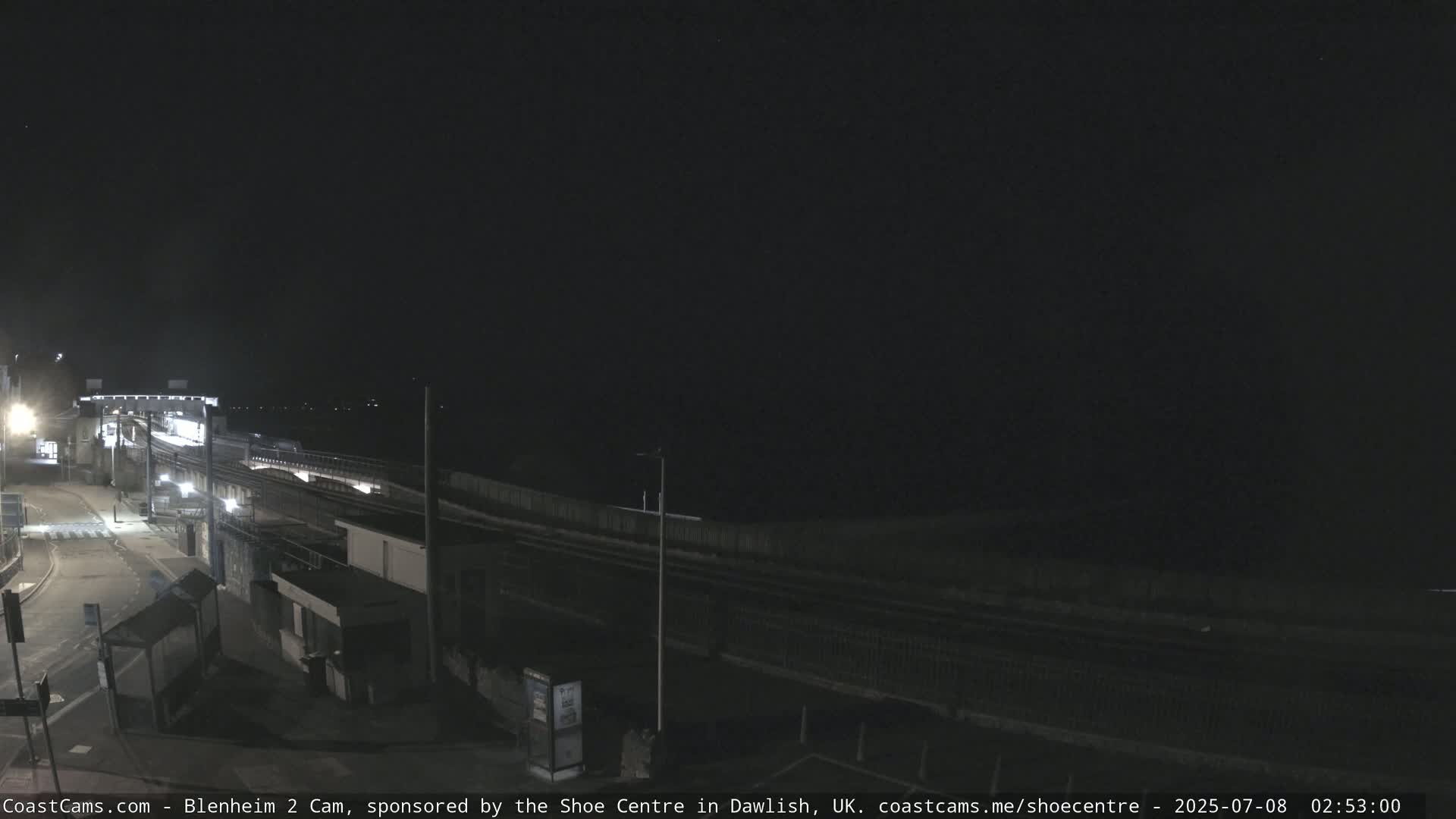 Dawlish East Coast  / Dawlish Railway Station & Station Rd. Live Cam  - Teignbridge, Devon, South West, England, United Kingdom