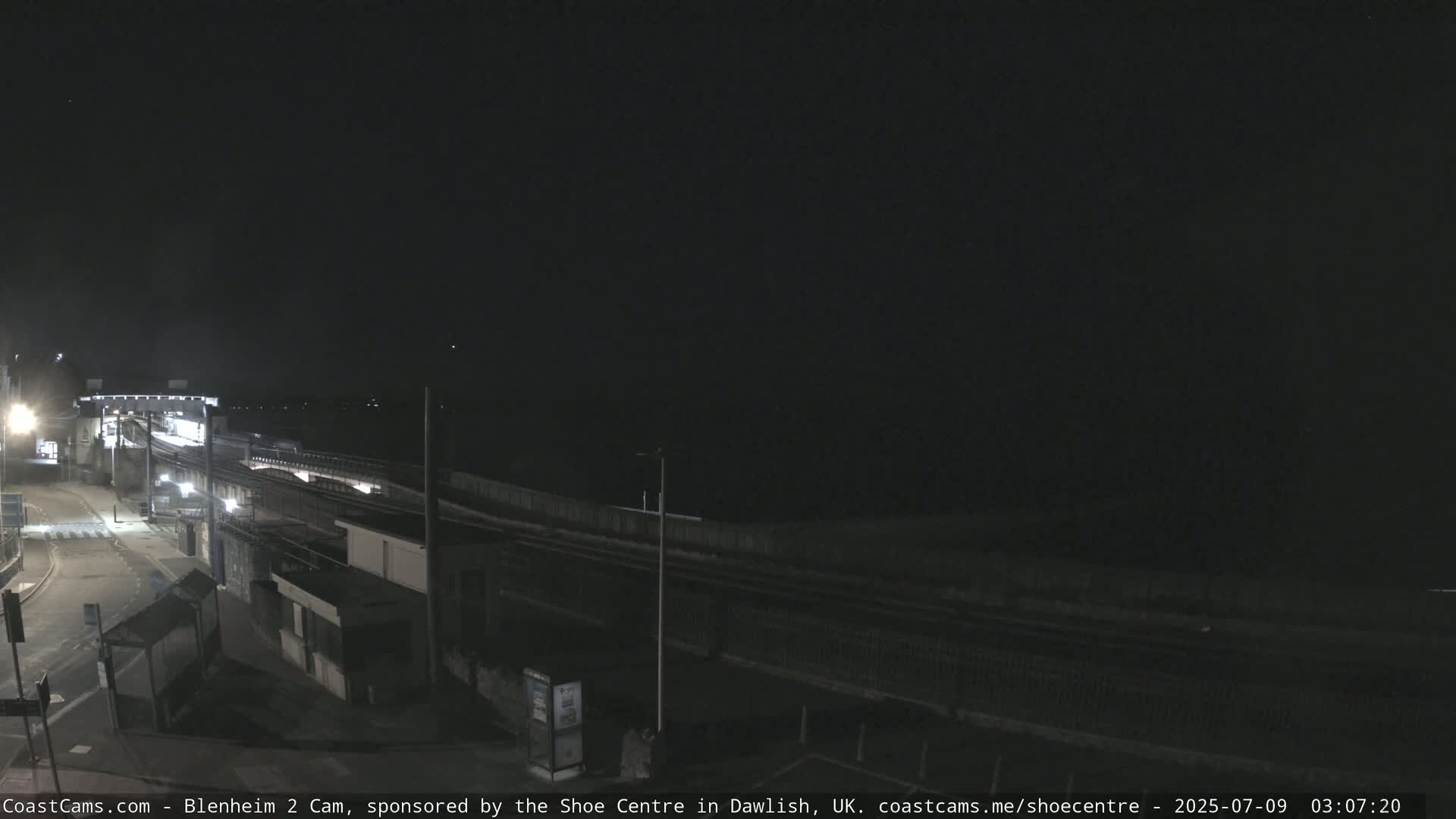 Dawlish East Coast  / Dawlish Railway Station & Station Rd. Live Cam  - Teignbridge, Devon, South West, England, United Kingdom