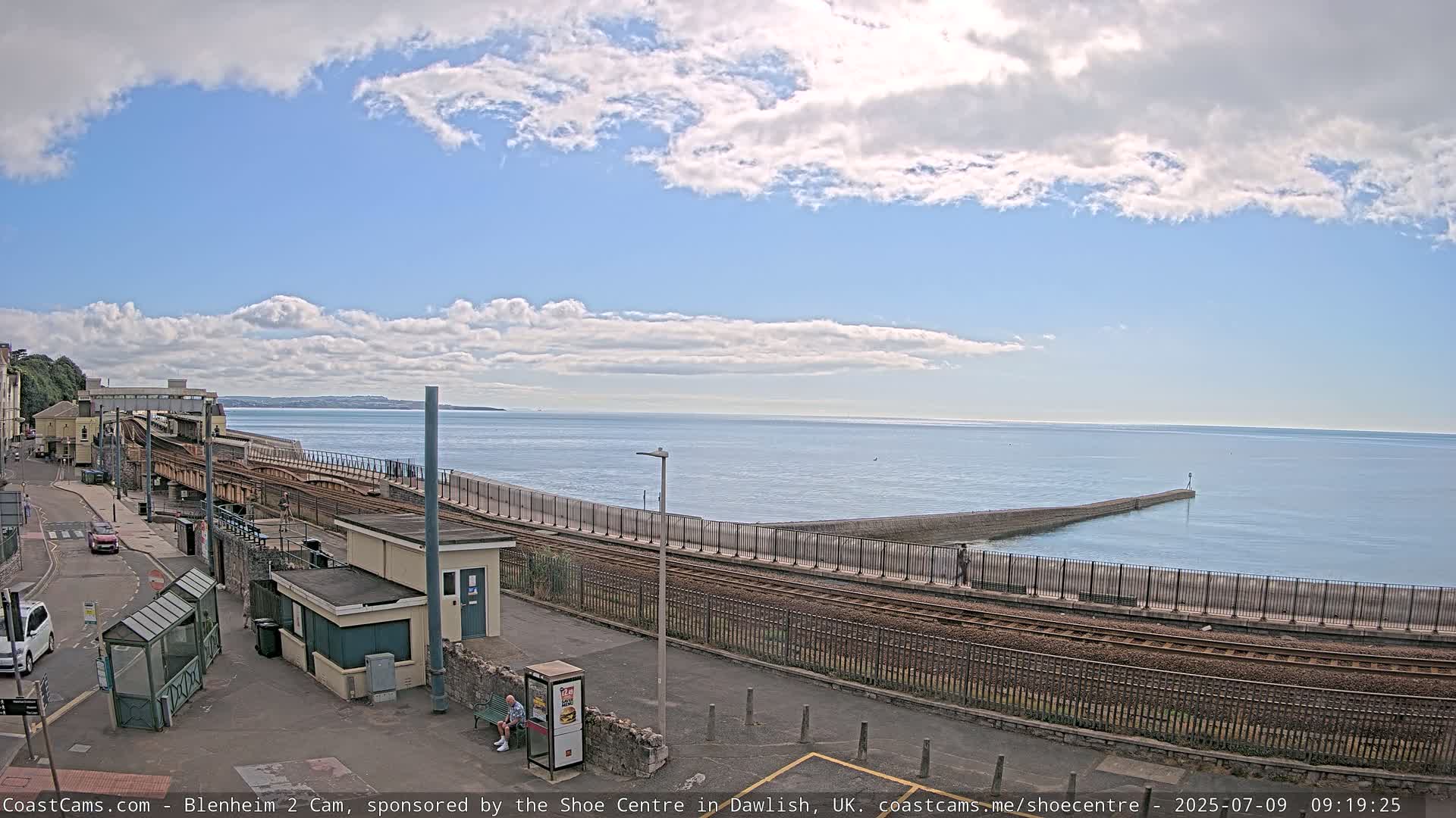 Dawlish East Coast  / Dawlish Railway Station & Station Rd. Live Cam  - Teignbridge, Devon, South West, England, United Kingdom